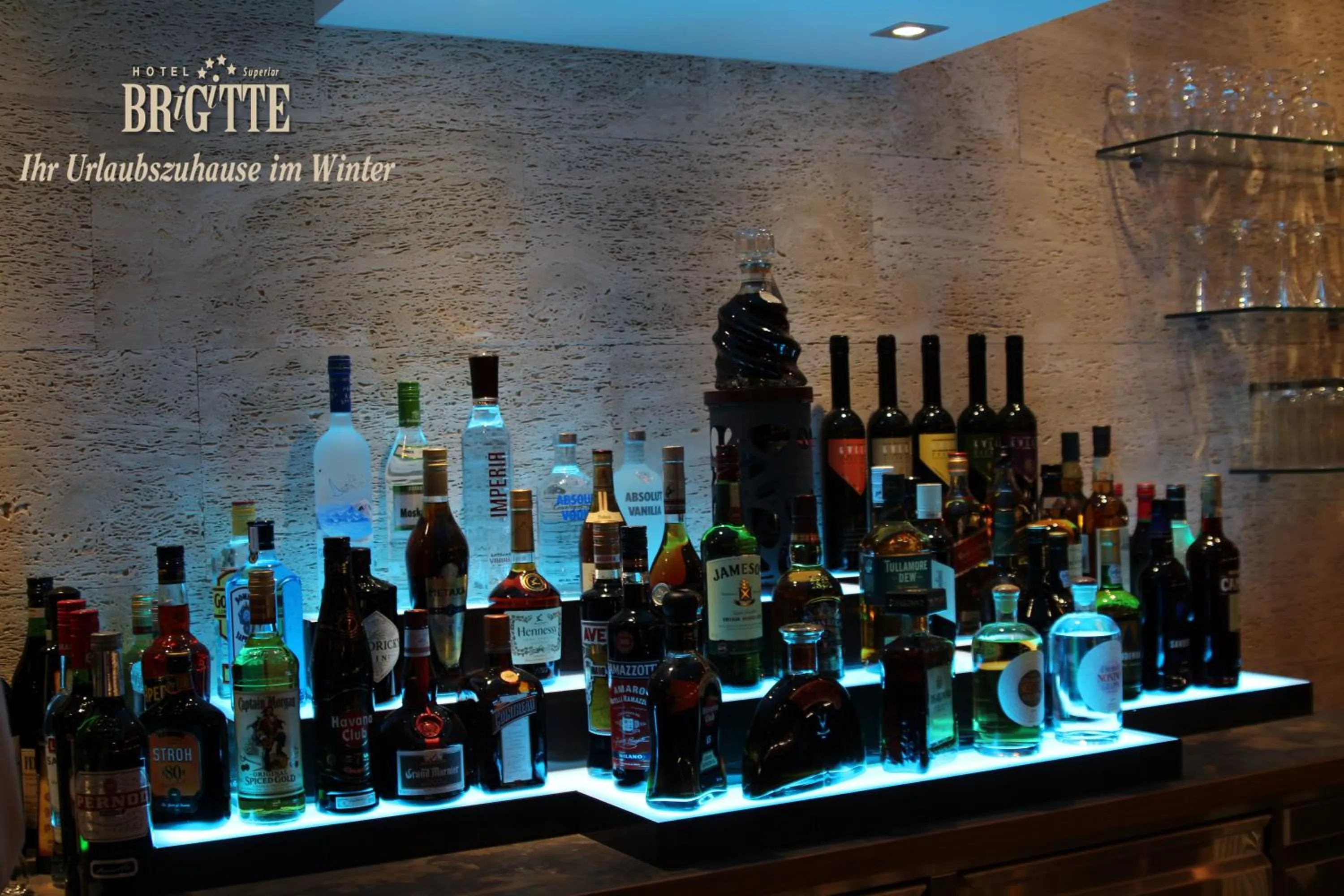 Alcoholic drinks in Hotel Brigitte