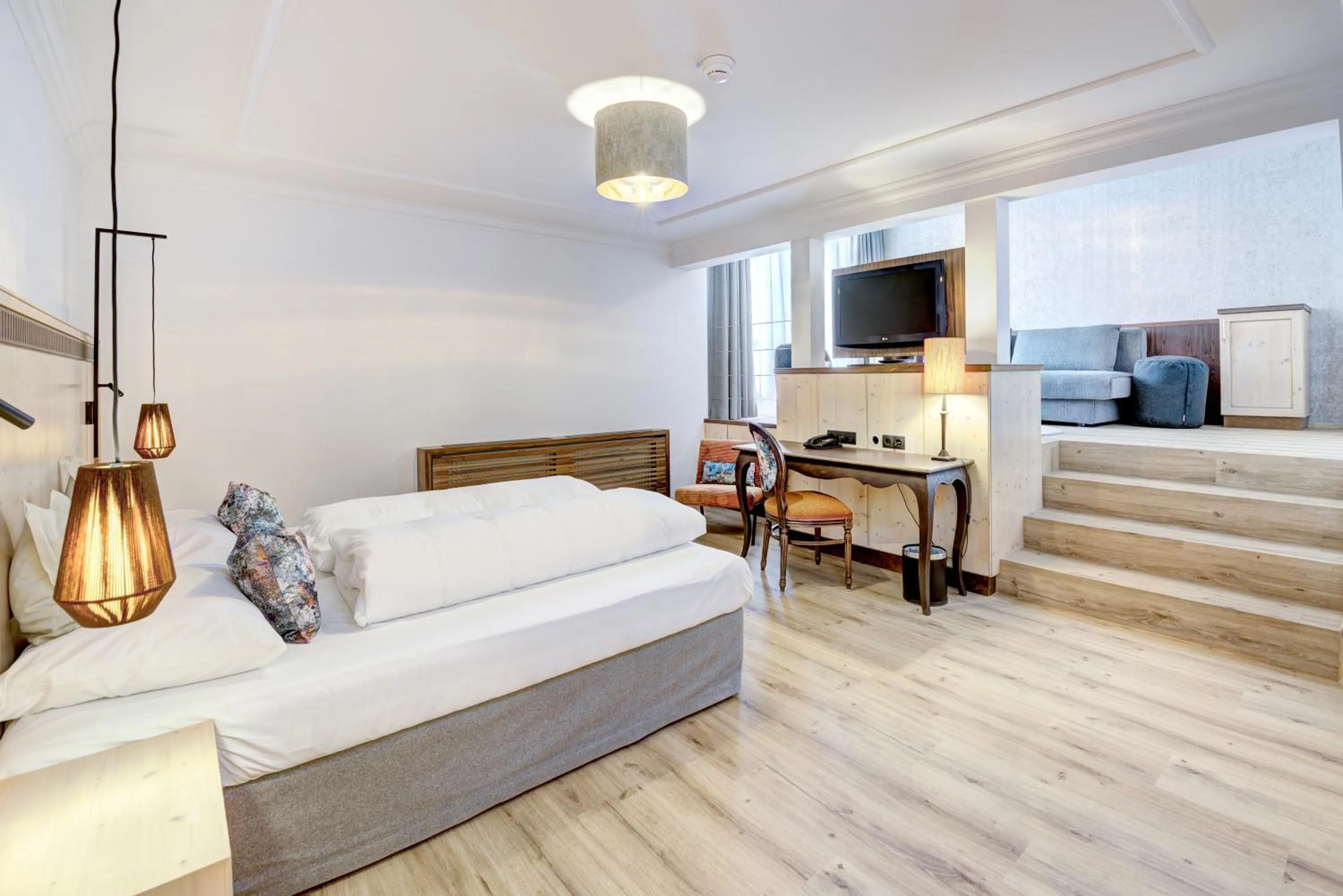 Bed in Hotel Brigitte