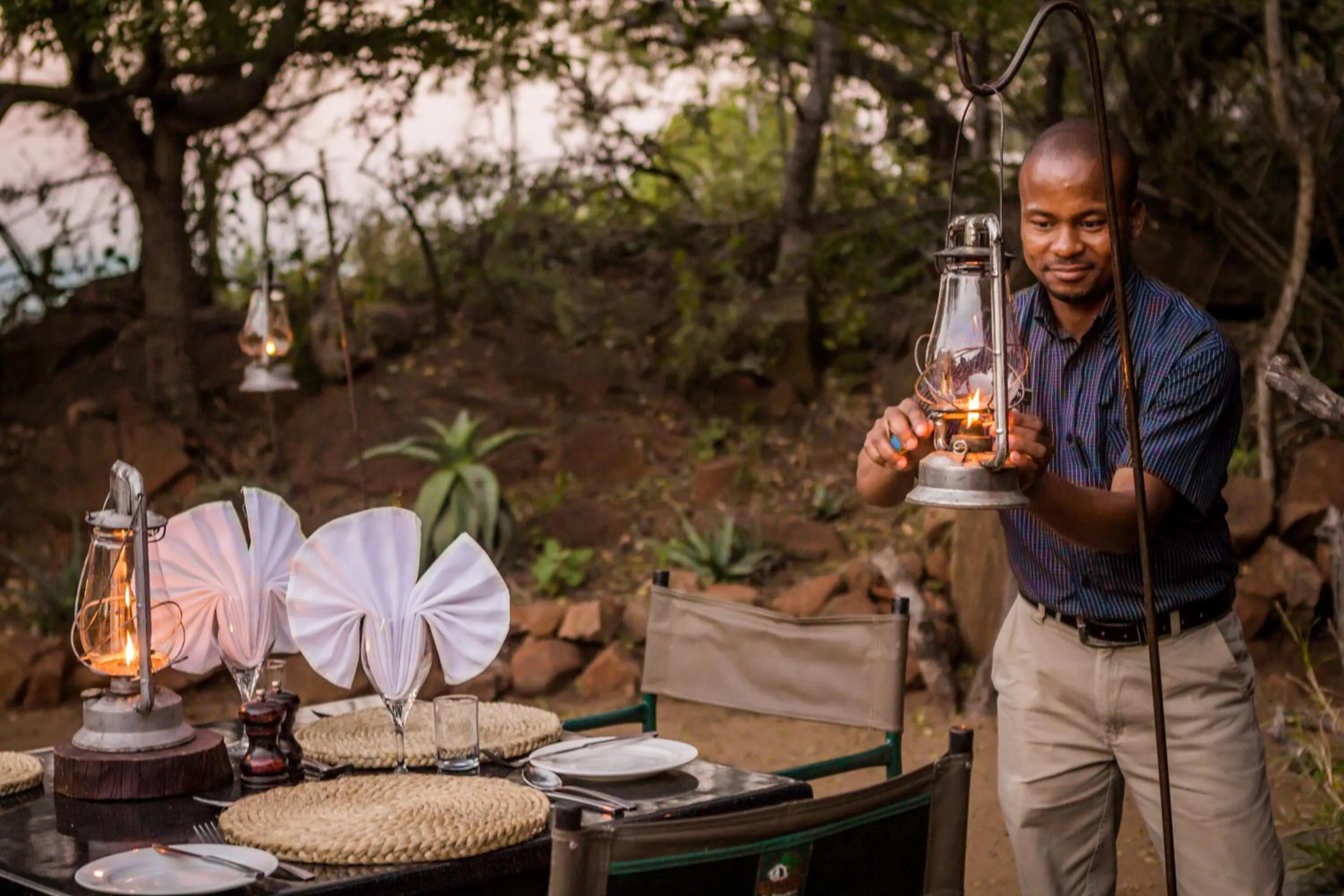 Staff in Leopard Mountain Safari Lodge