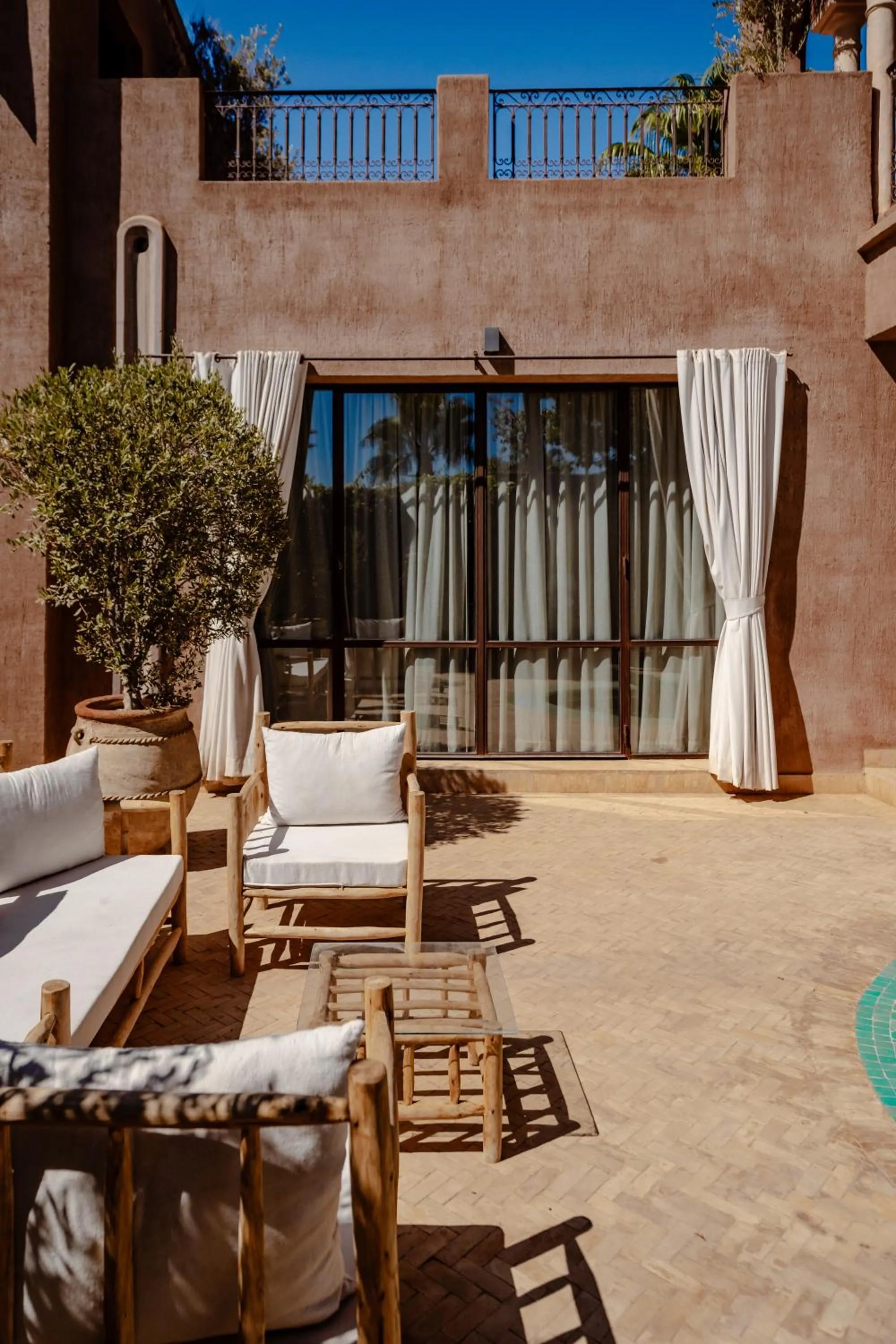 Balcony/Terrace in Residence Dar Lamia Marrakech