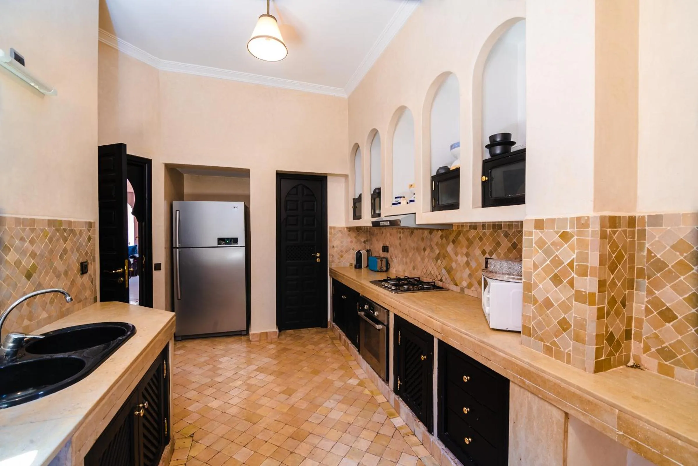 Kitchen or kitchenette in Residence Dar Lamia Marrakech