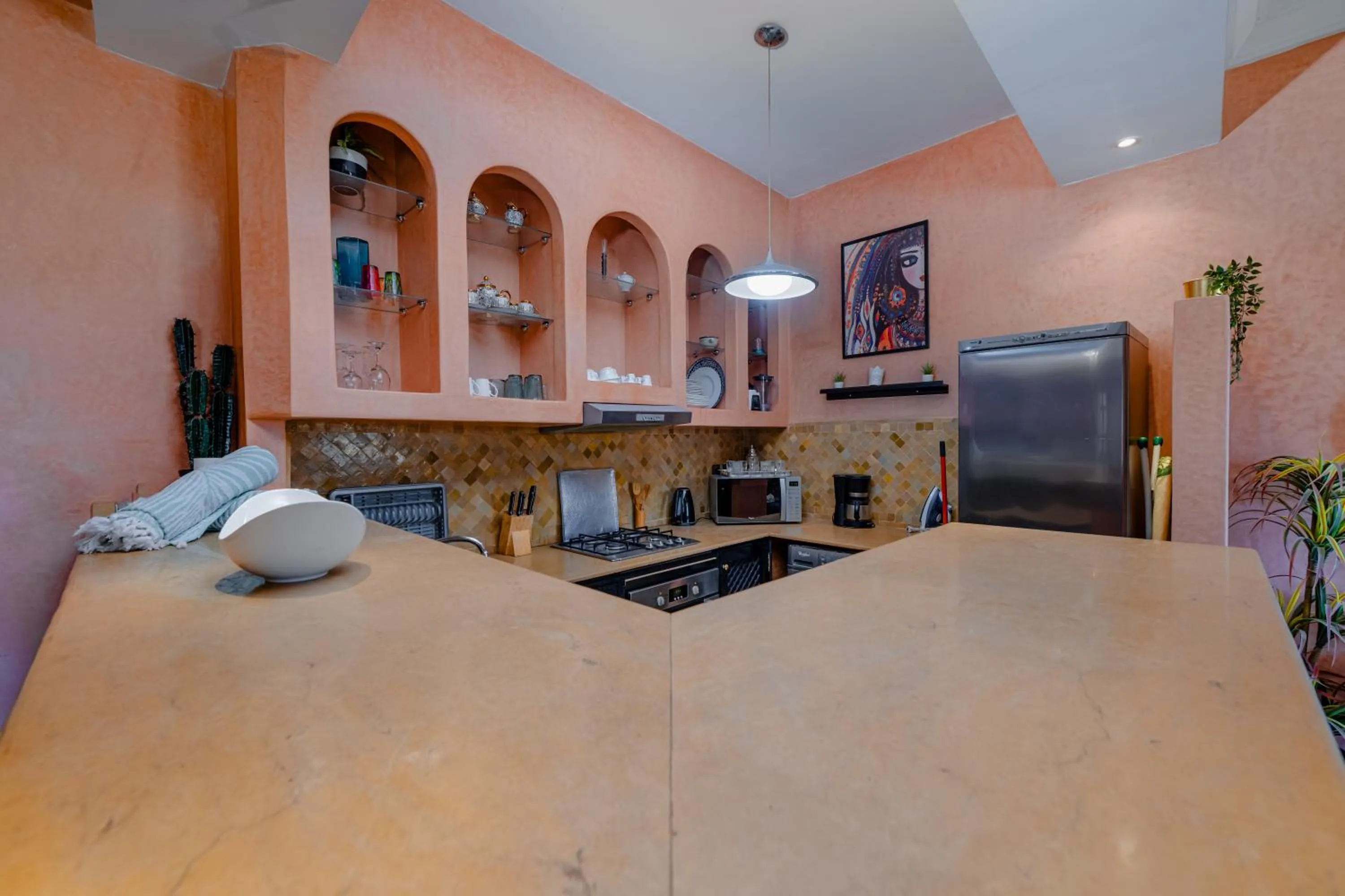 kitchen in Residence Dar Lamia Marrakech
