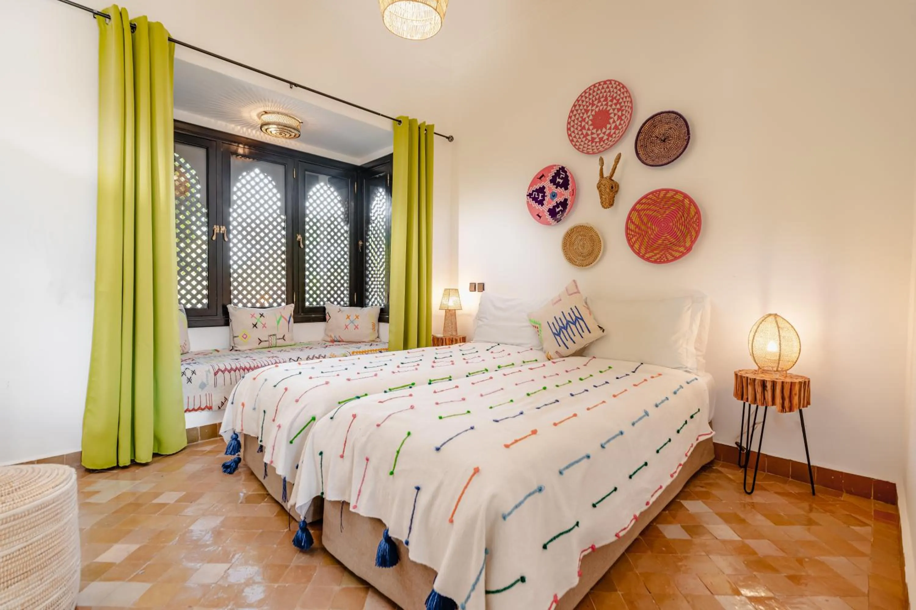 Bedroom, Bed in Residence Dar Lamia Marrakech