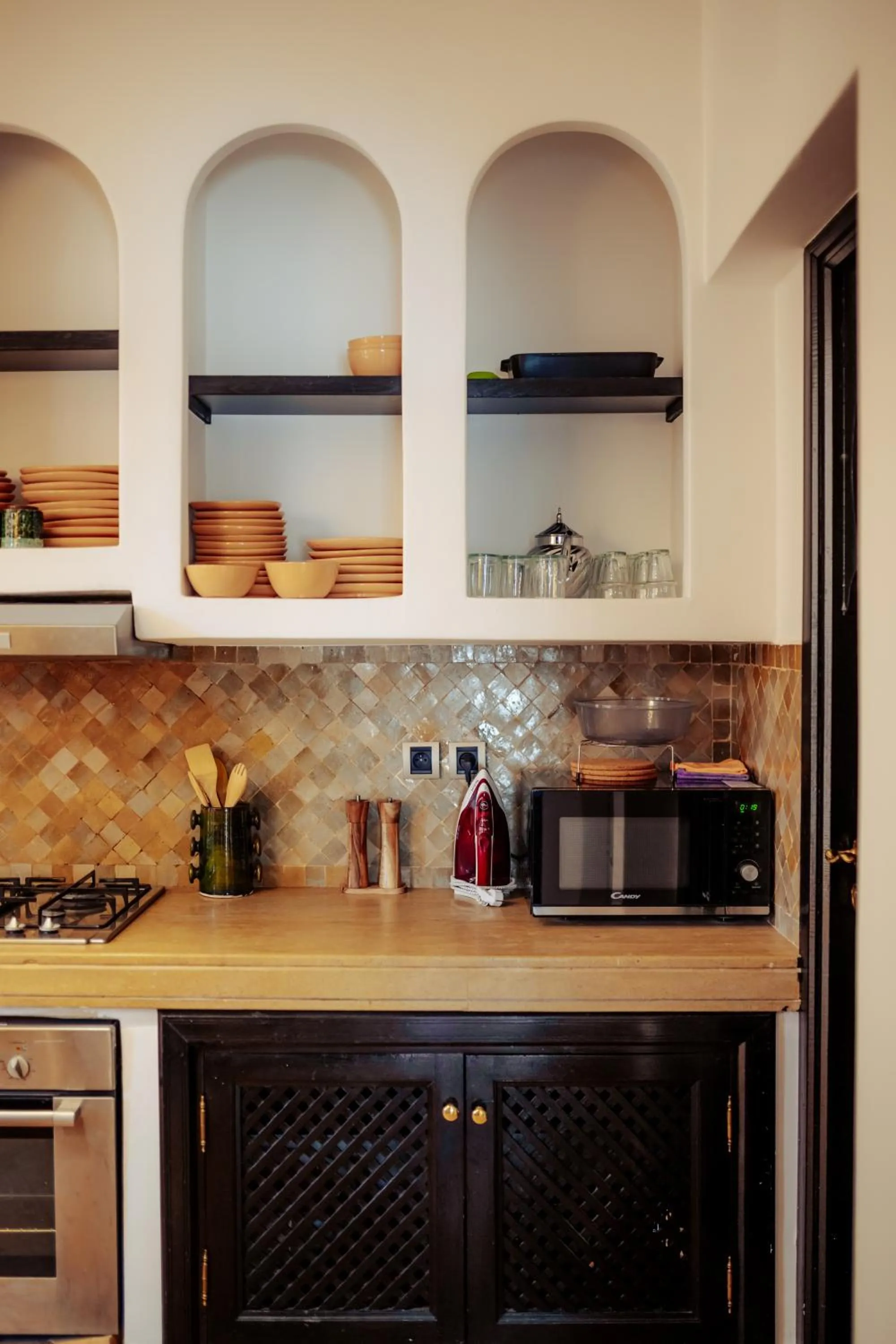 Kitchen or kitchenette in Residence Dar Lamia Marrakech