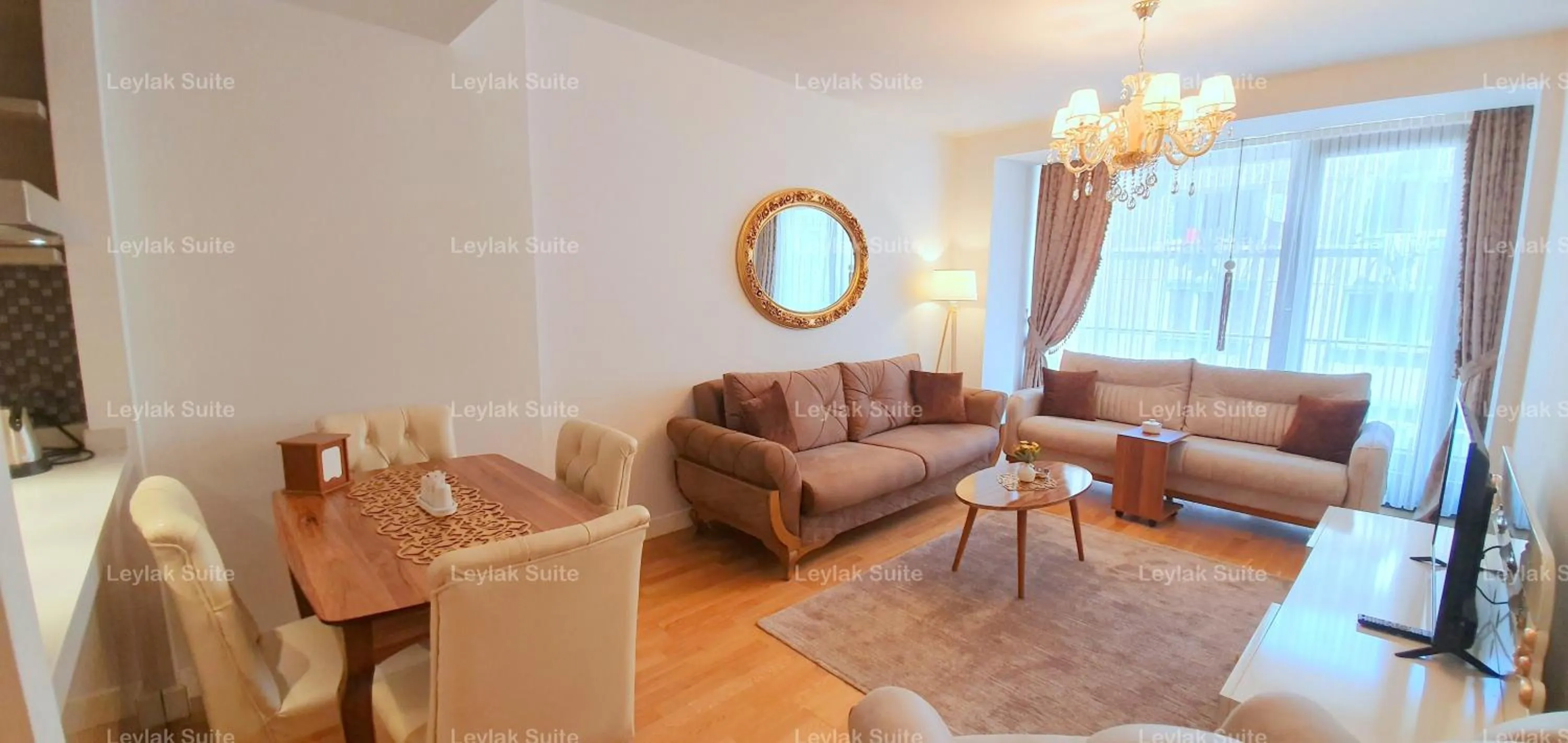 Living room in Taksim leylak suite