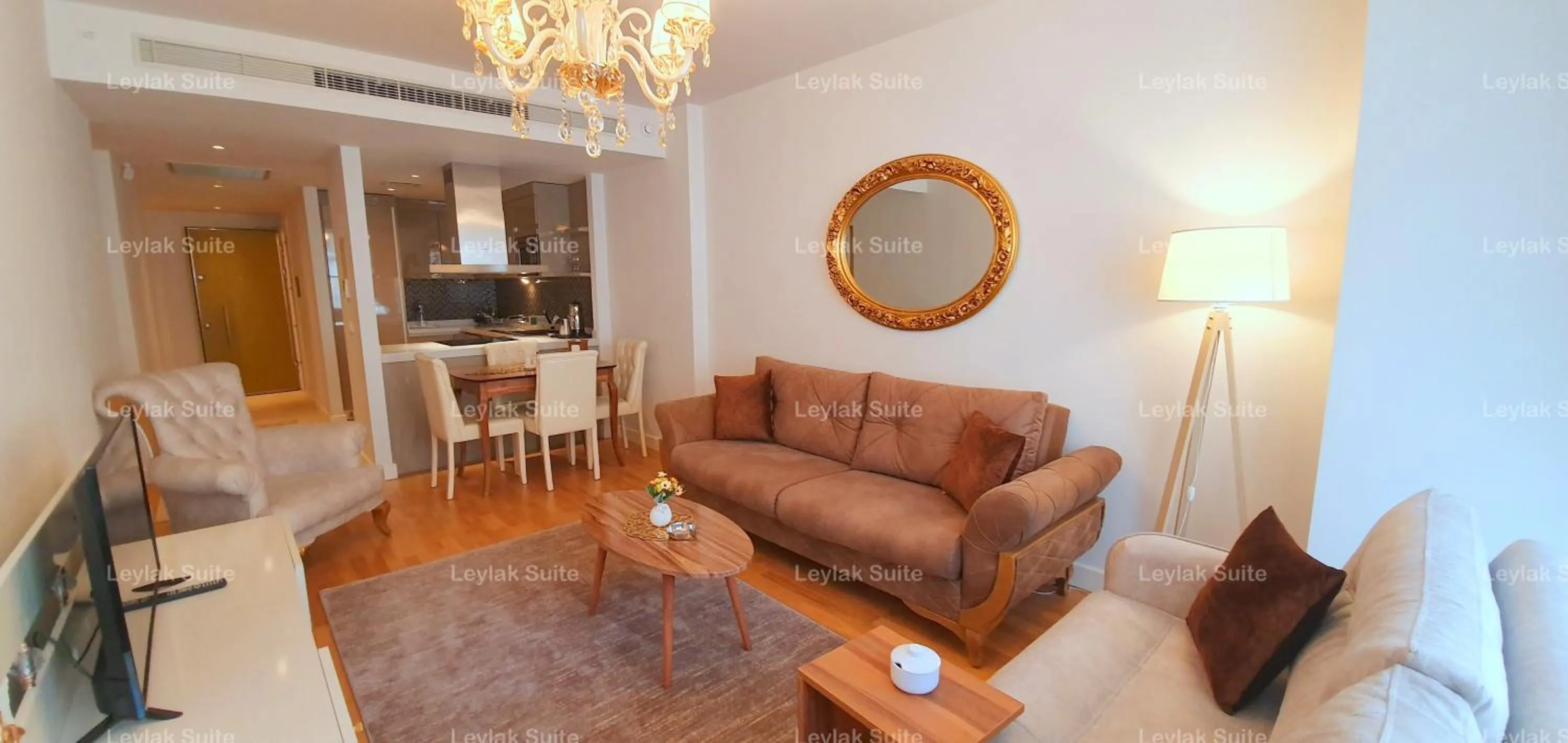 Living room in Taksim leylak suite