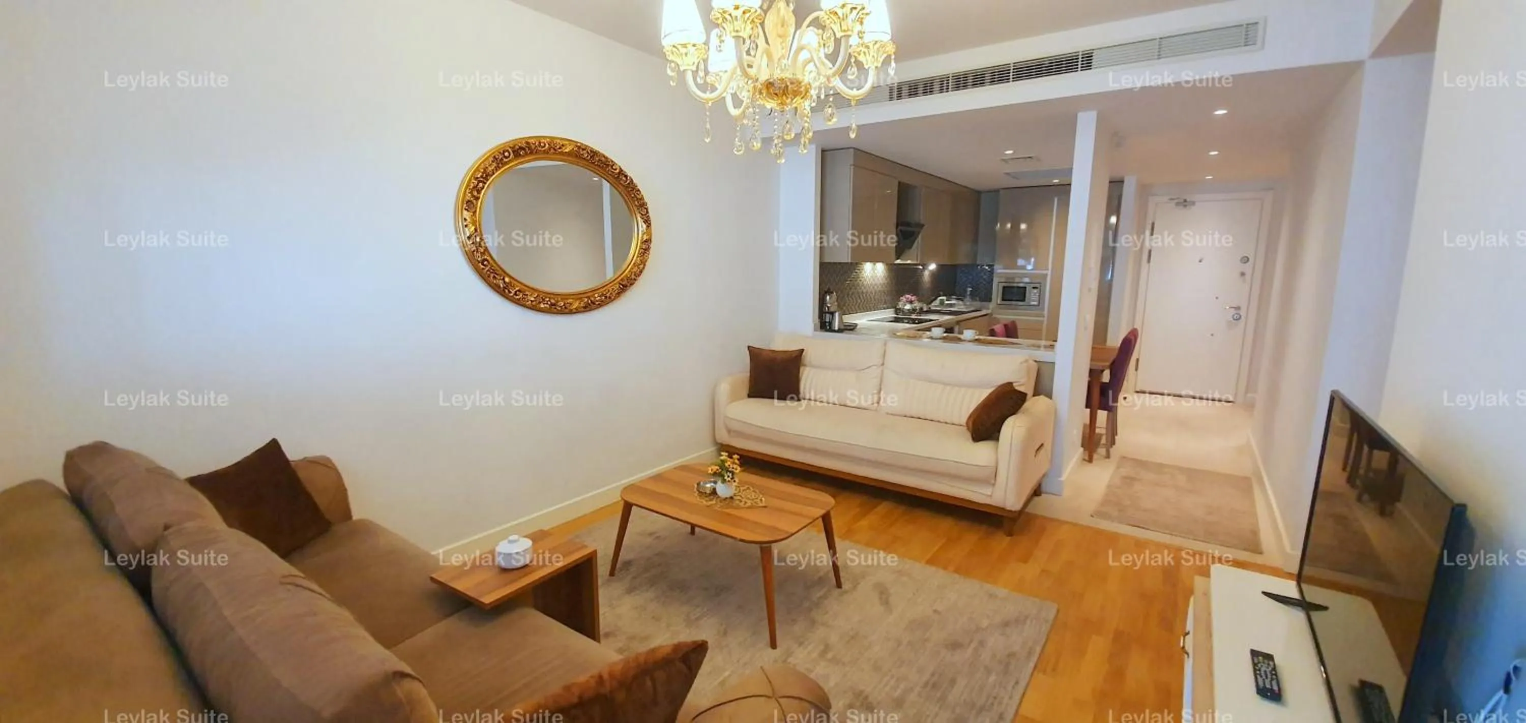 Living room in Taksim leylak suite