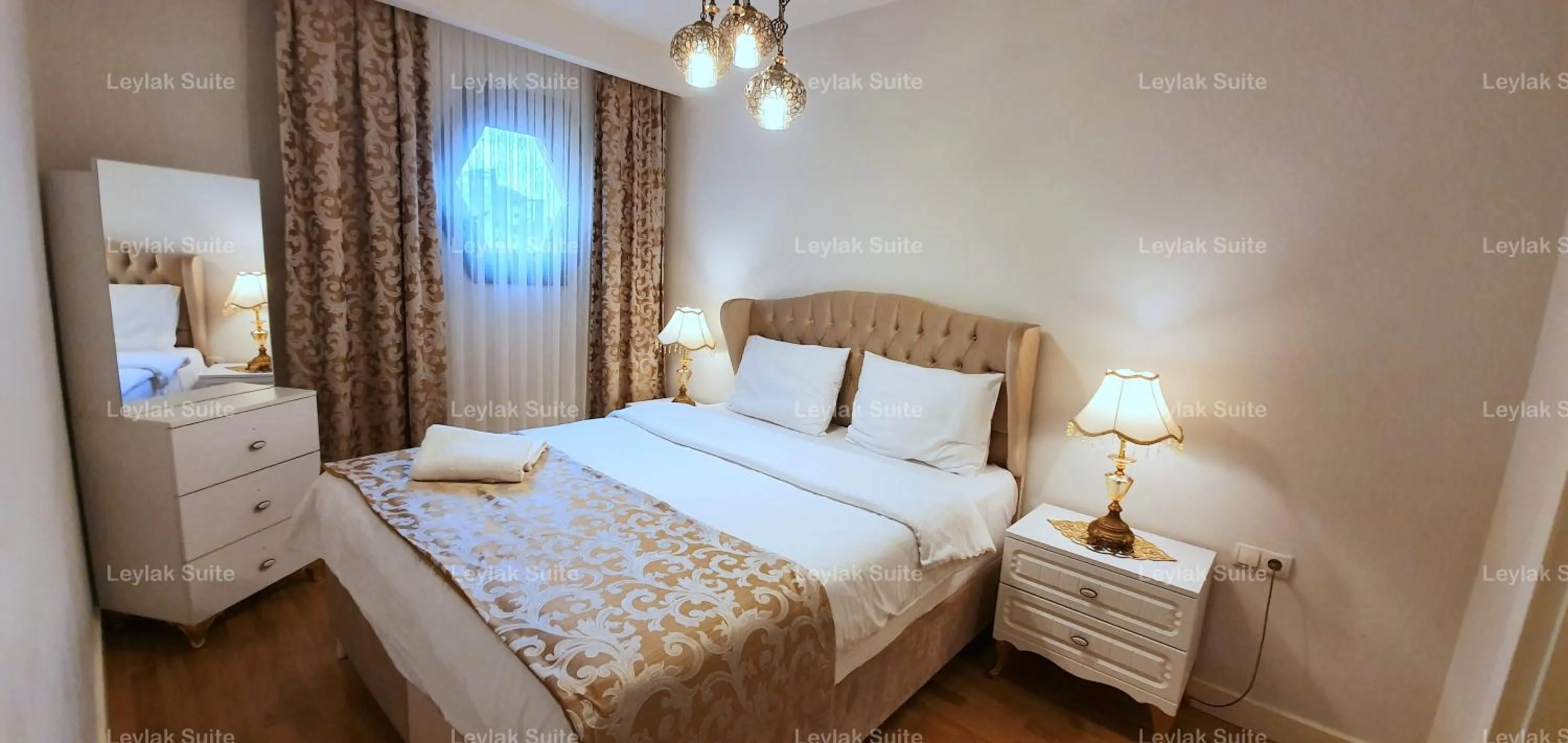 Bed in Taksim leylak suite