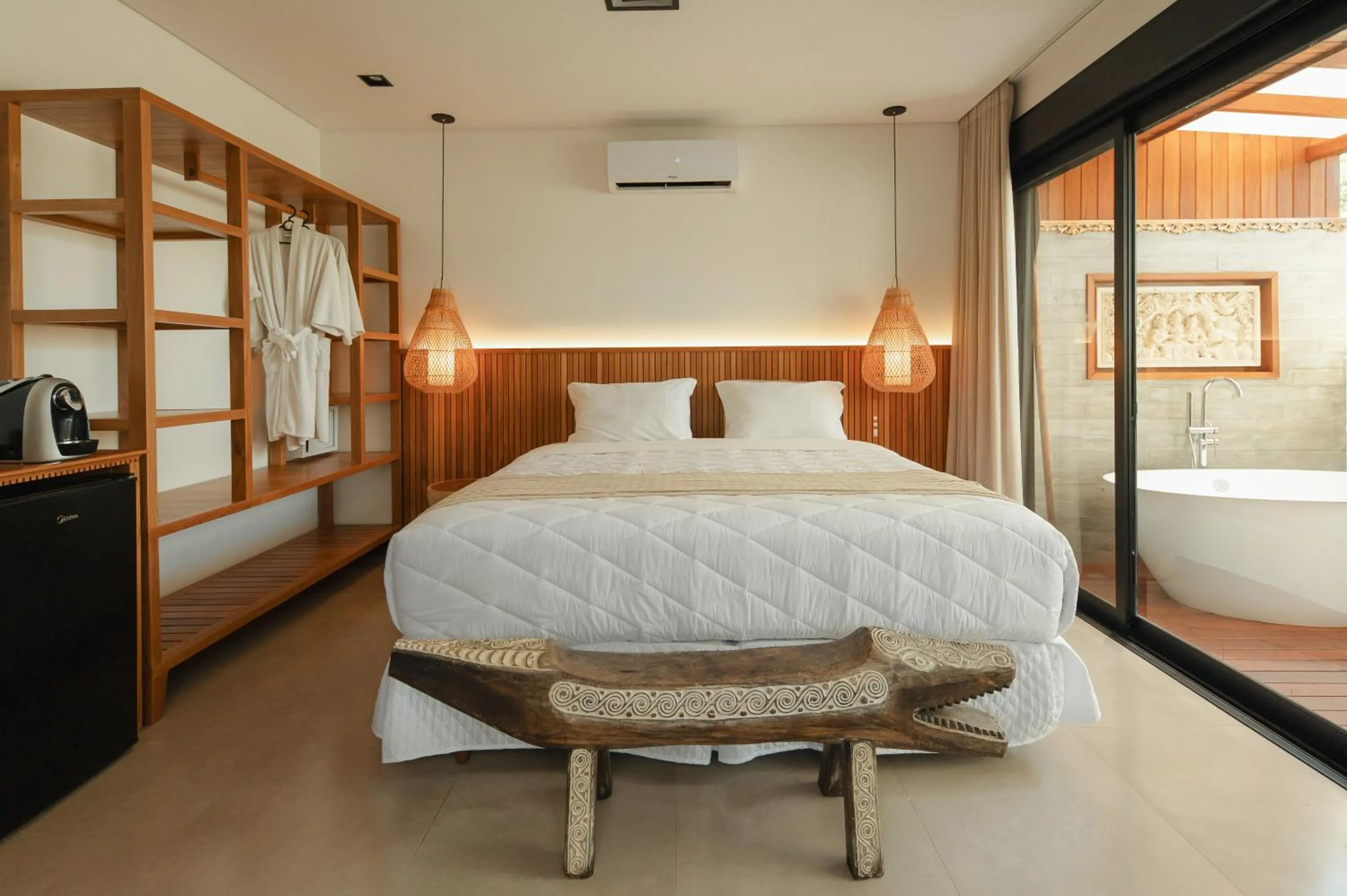 Bed in Pousada Astral da Ilha