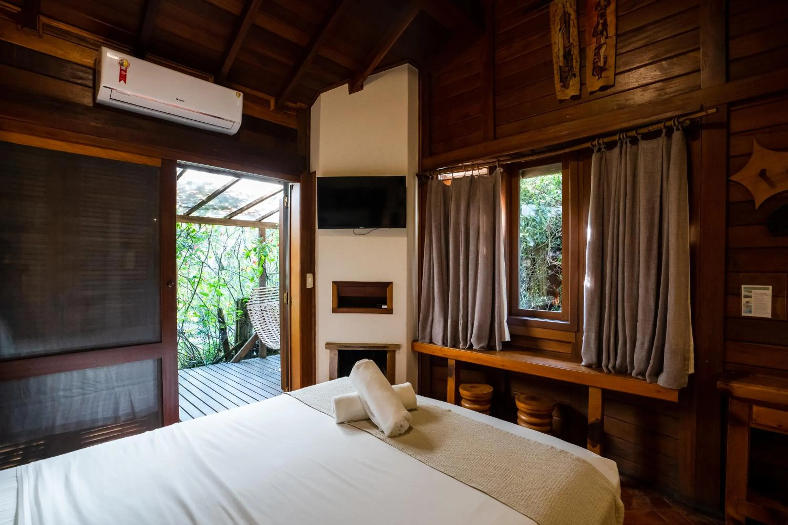 Bed in Pousada Astral da Ilha