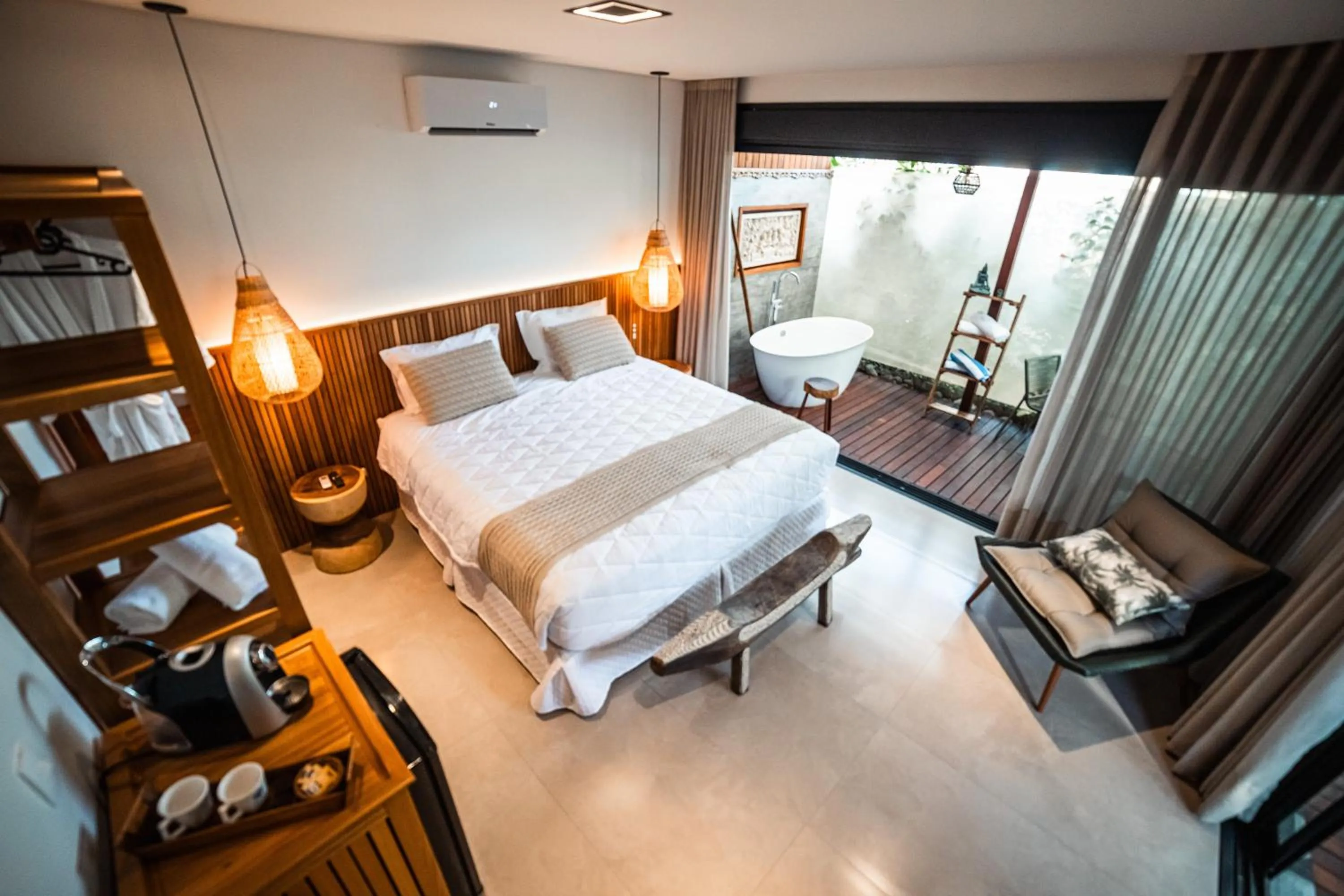 Bed in Pousada Astral da Ilha