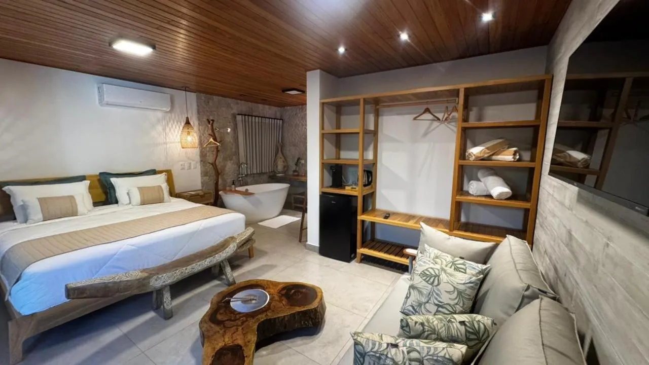 Bed in Pousada Astral da Ilha