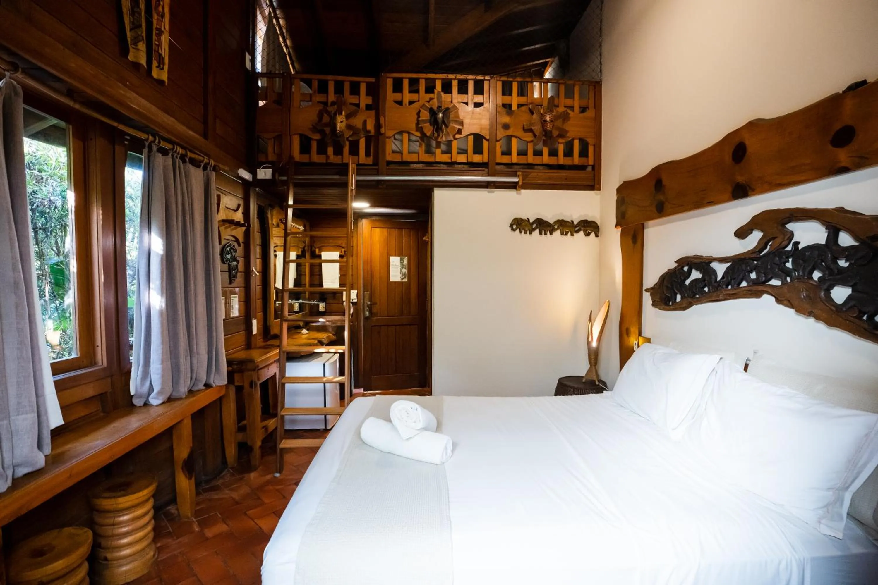 Bed in Pousada Astral da Ilha