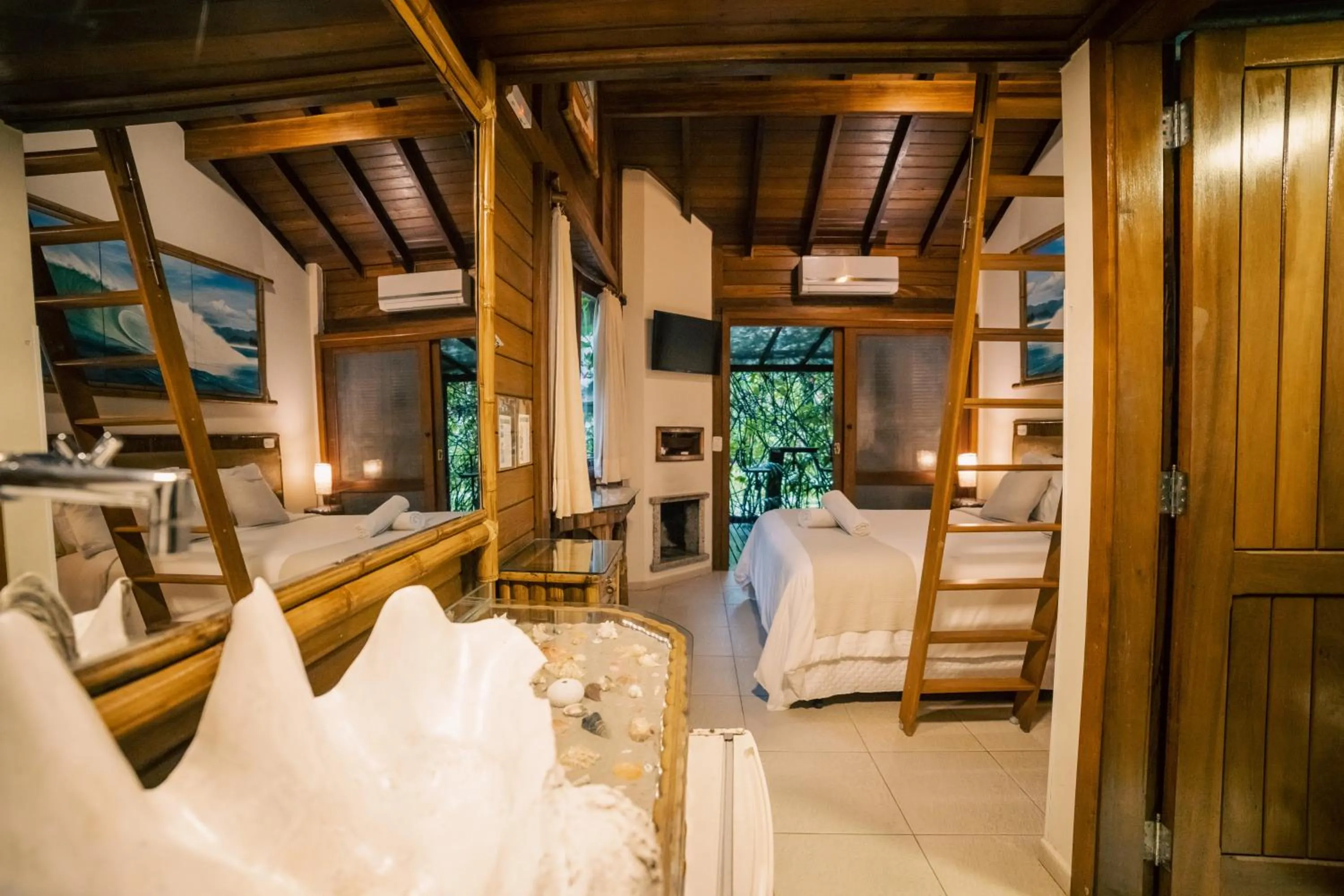 Bed in Pousada Astral da Ilha