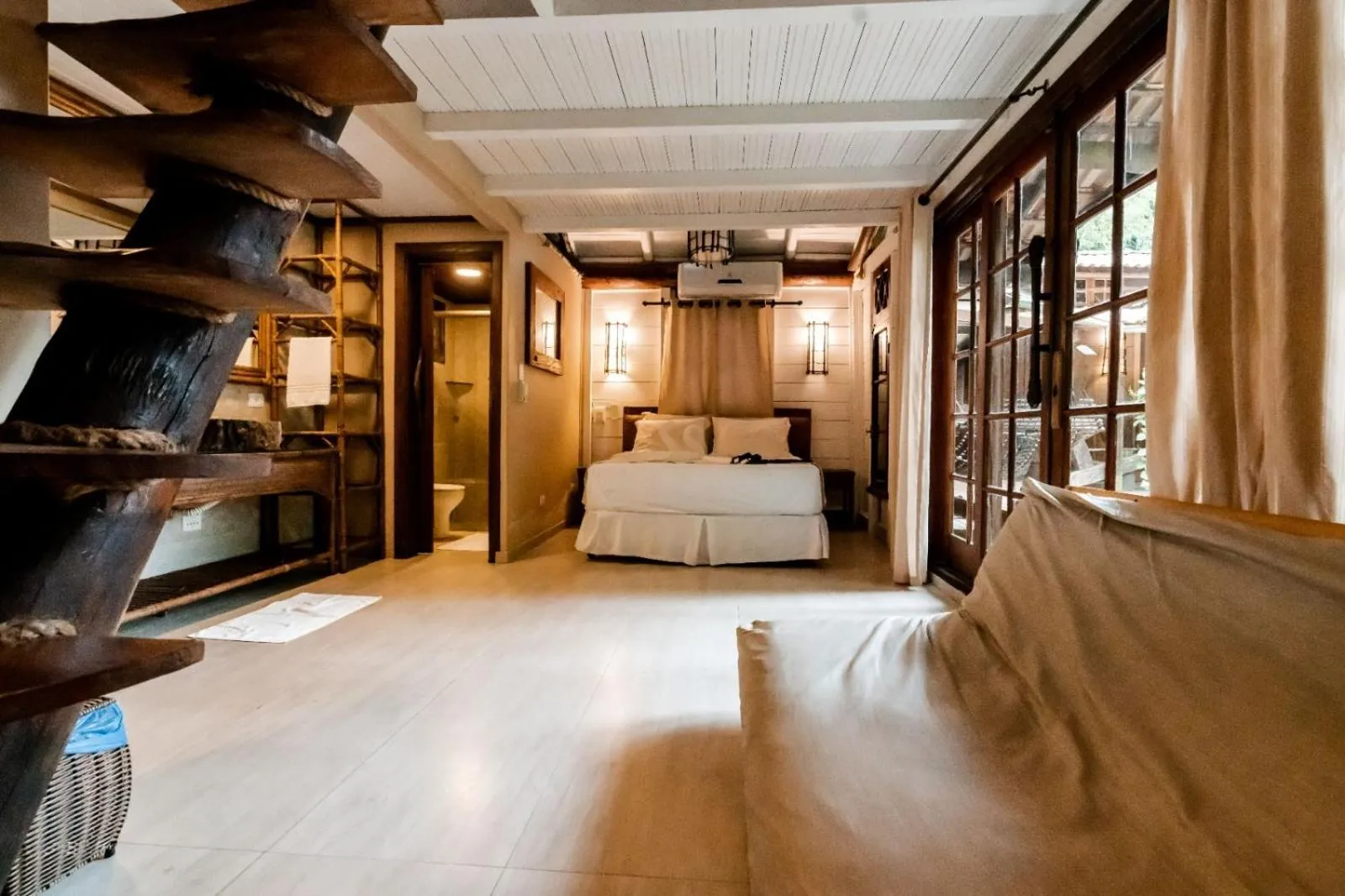 Bed in Pousada Astral da Ilha