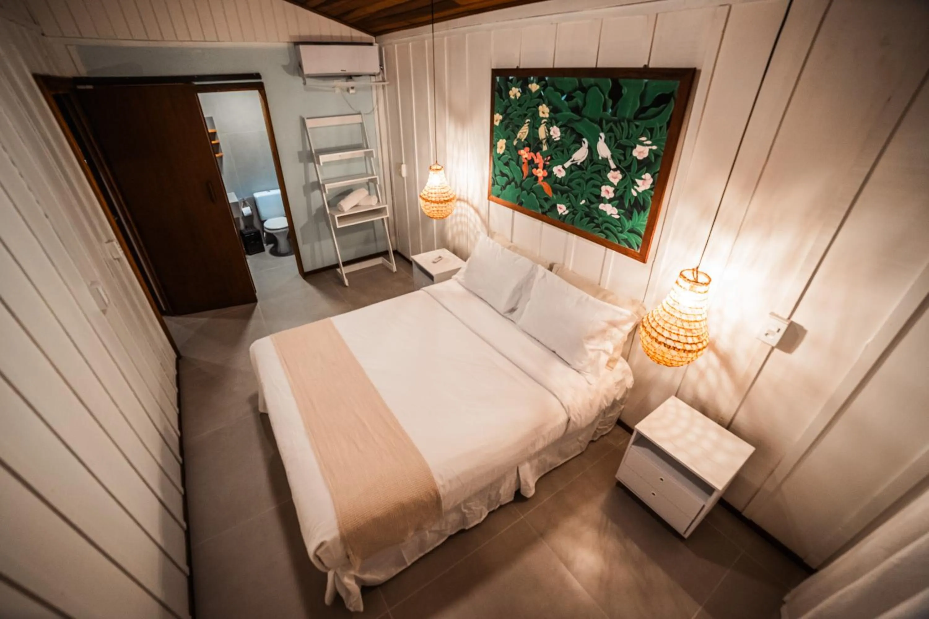 Bed in Pousada Astral da Ilha