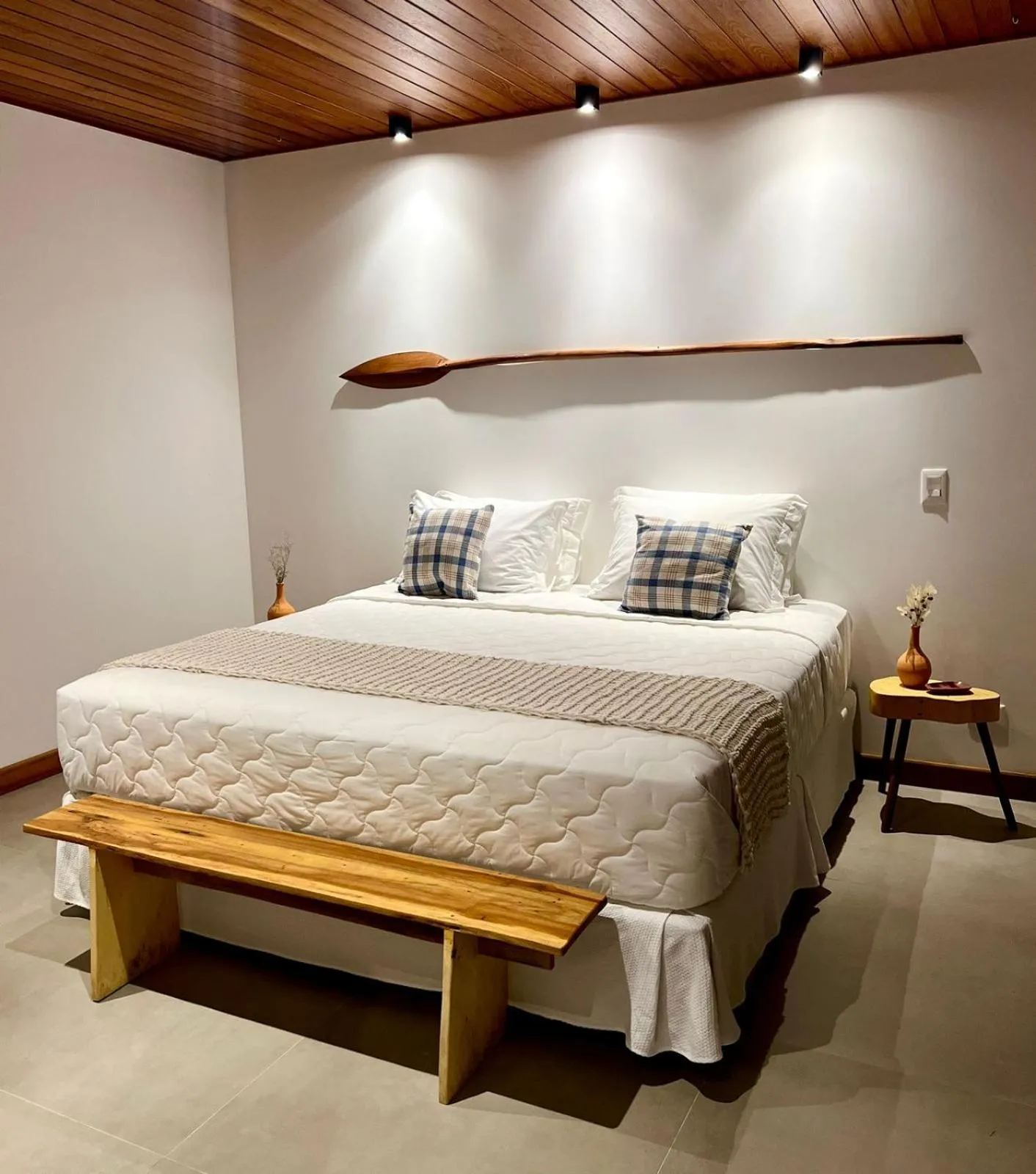 Bed in Pousada Astral da Ilha