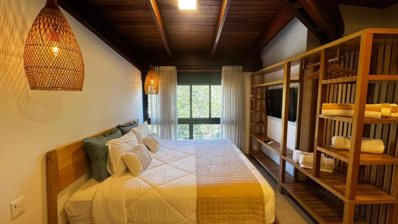 Bed in Pousada Astral da Ilha