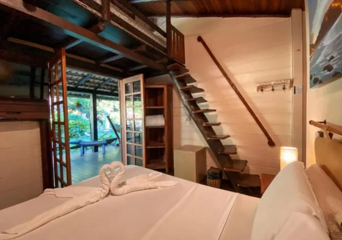 Bed in Pousada Astral da Ilha