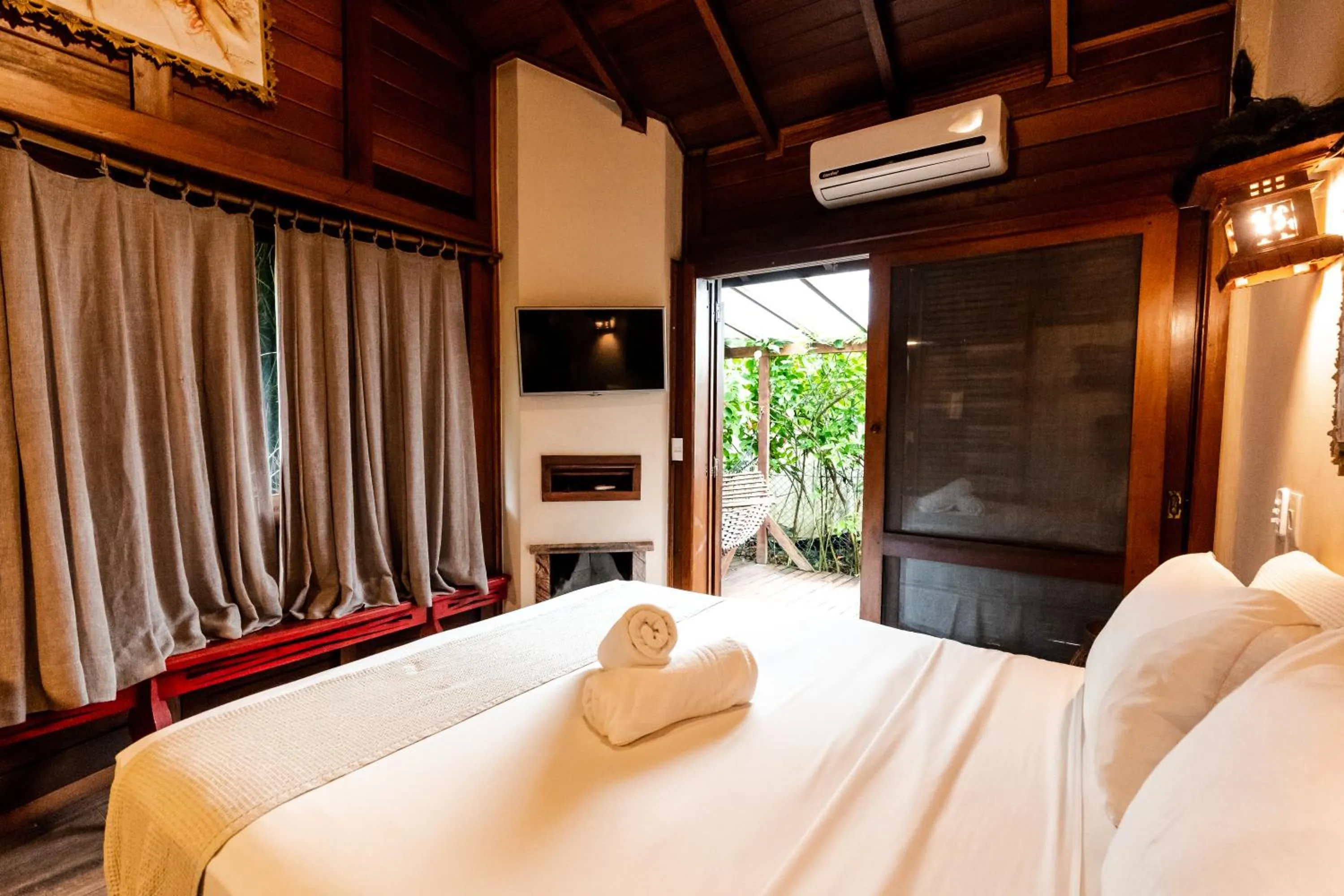 Bed in Pousada Astral da Ilha