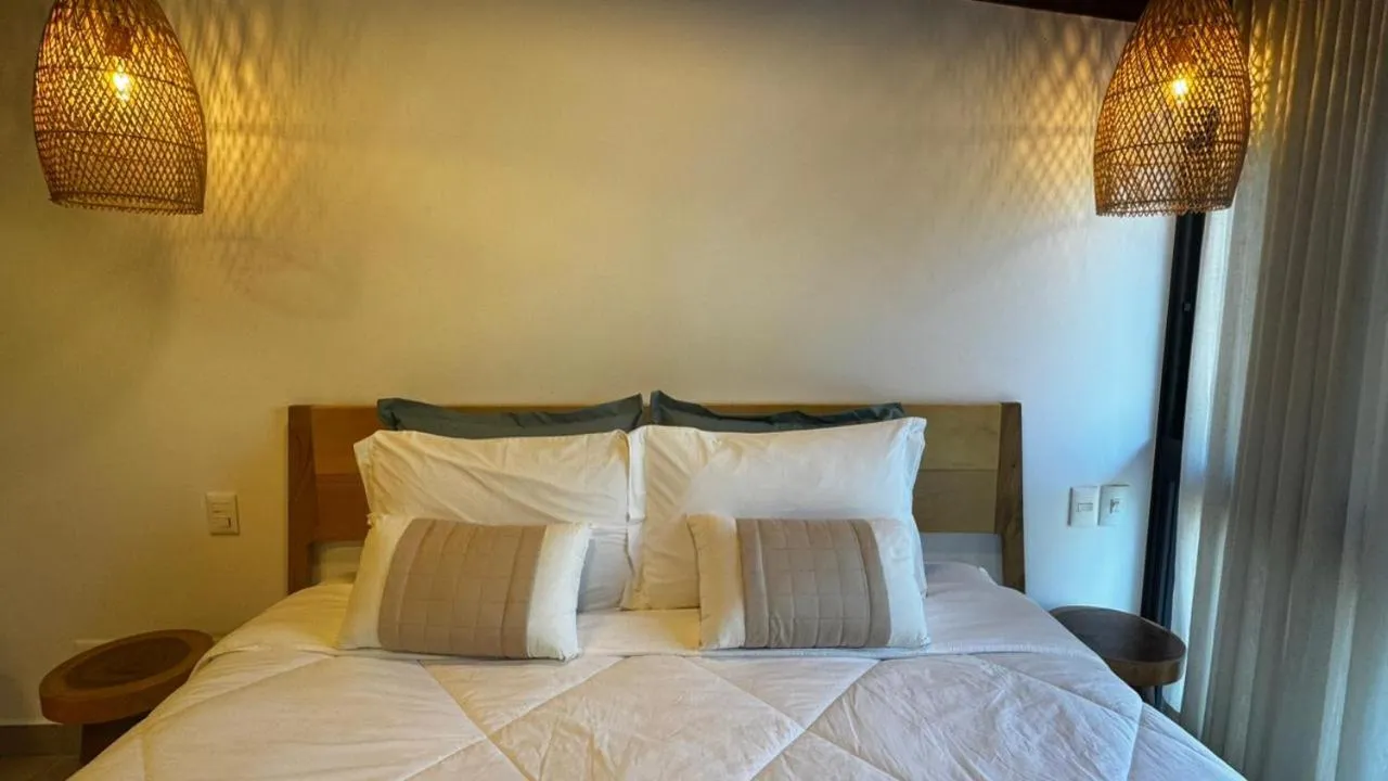 Bed in Pousada Astral da Ilha