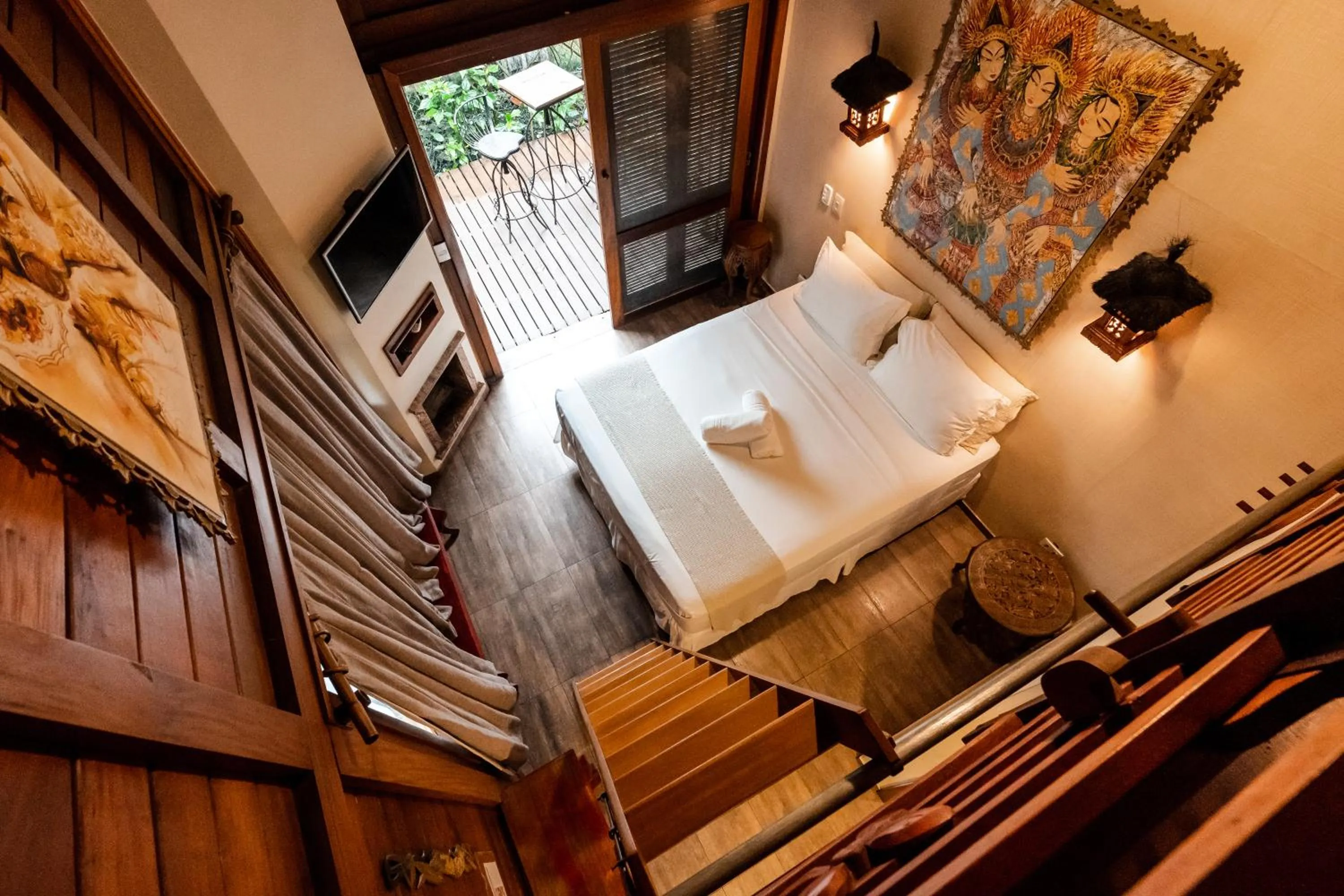 Bed in Pousada Astral da Ilha