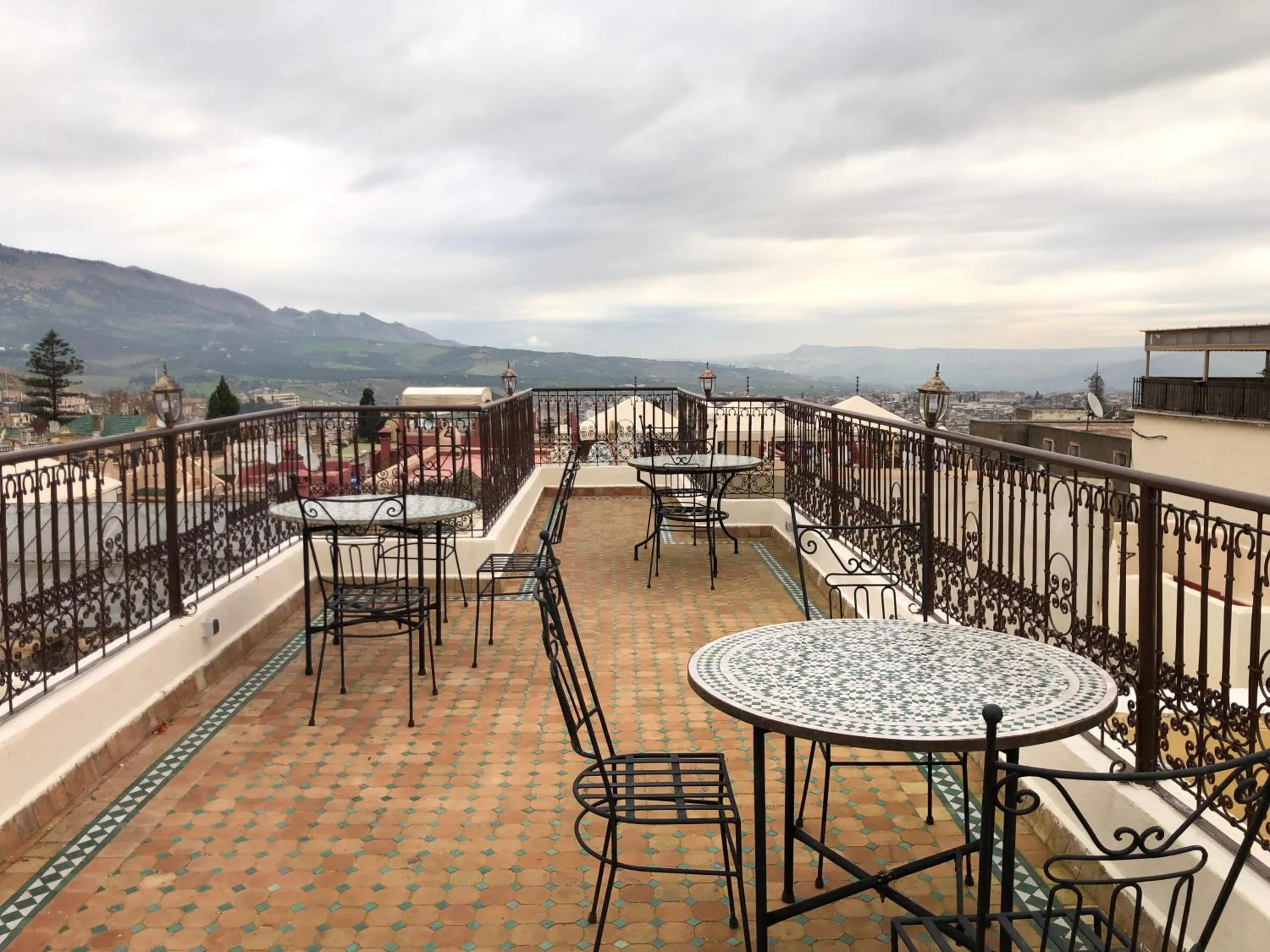 Balcony/Terrace in Le Grand Alcazar - Riad