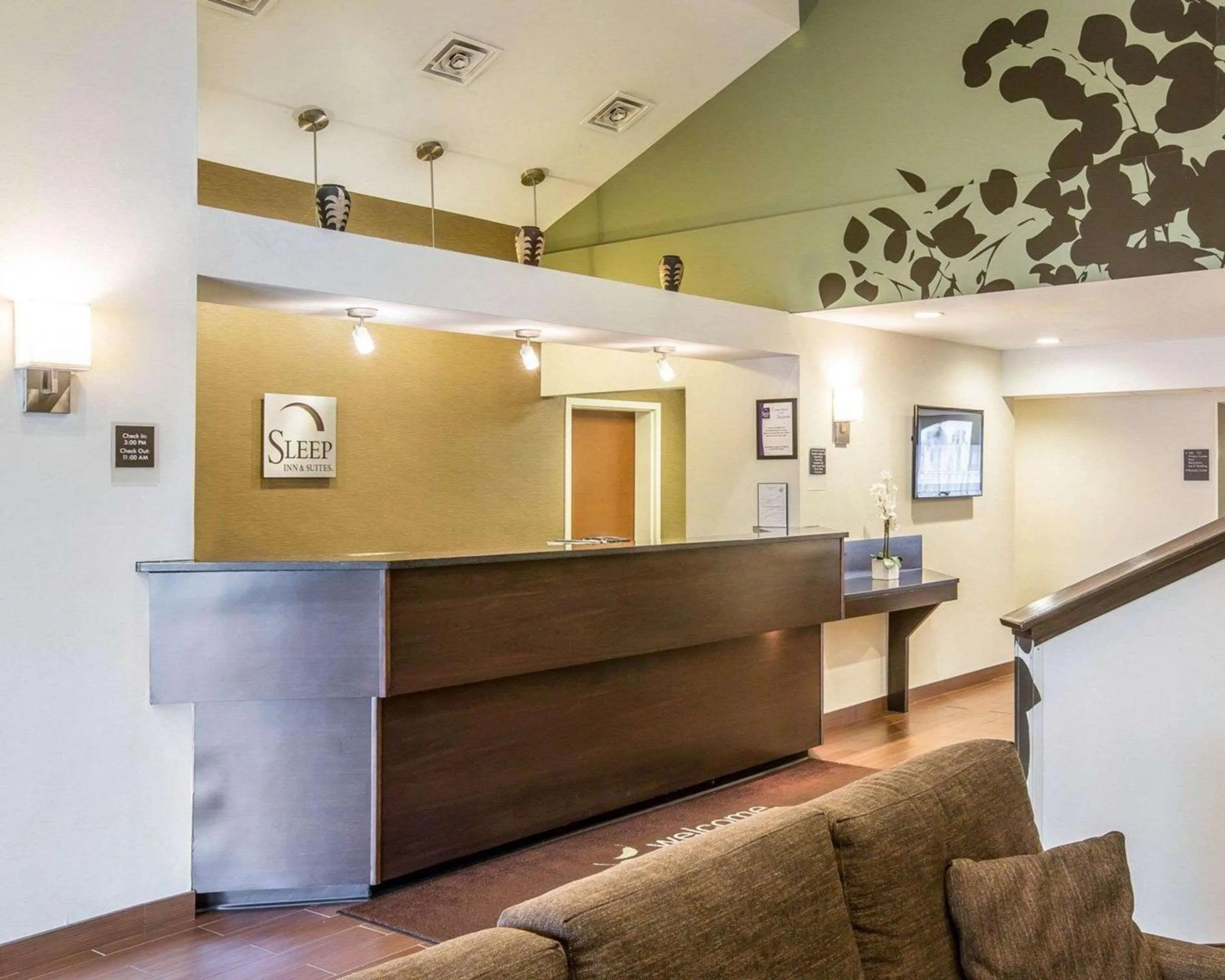Lobby or reception in Sleep Inn & Suites Queensbury - Lake George