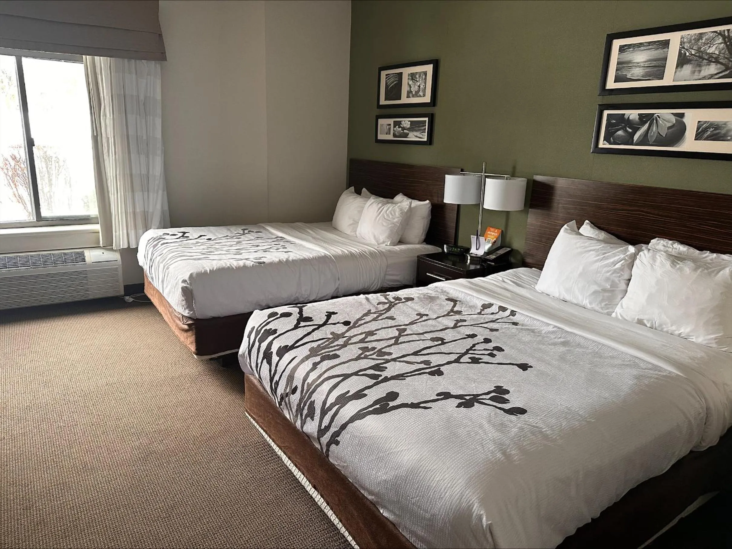 Bed in Sleep Inn & Suites Queensbury - Lake George