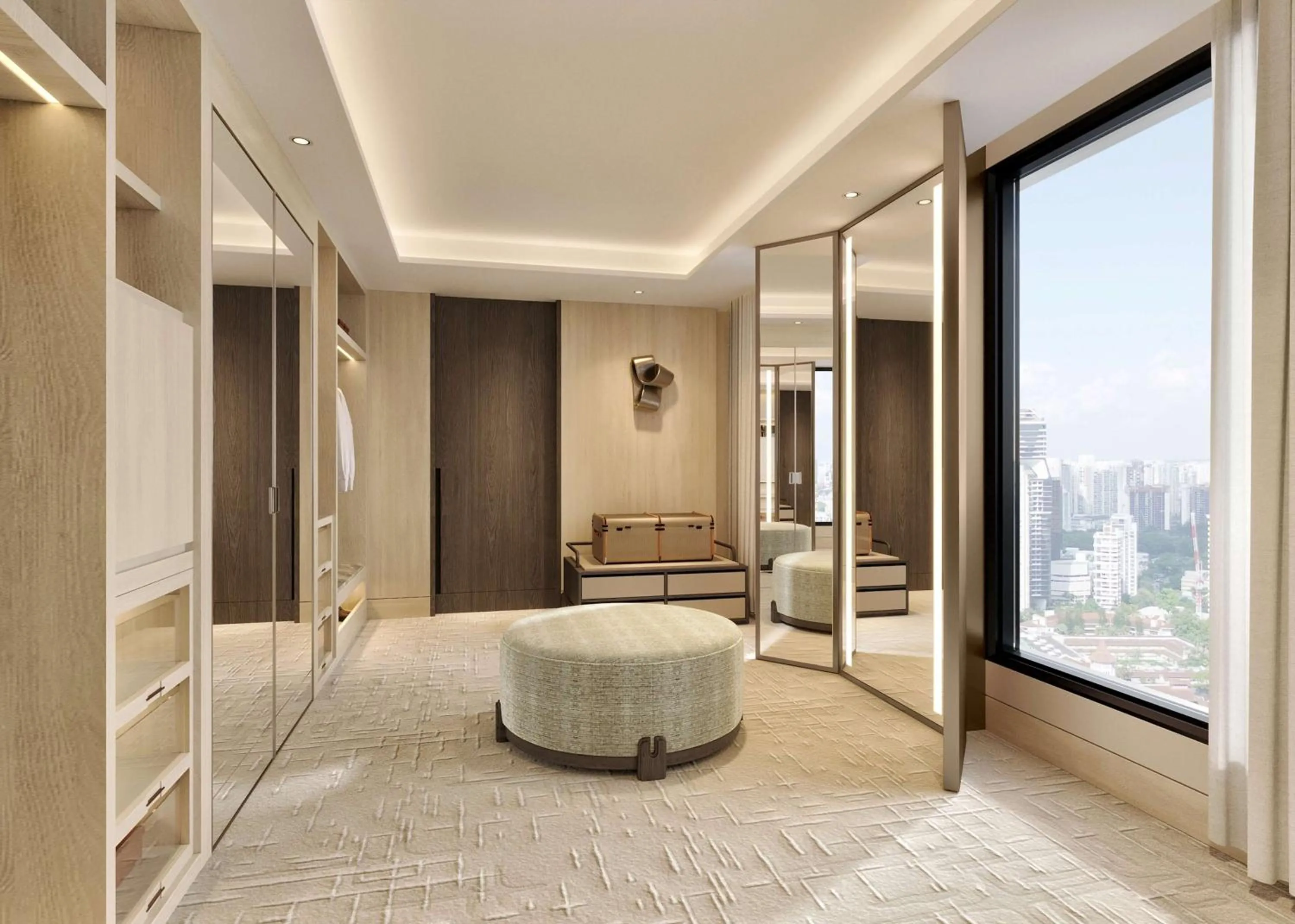 Photo of the whole room, Bed in Conrad Centennial Singapore