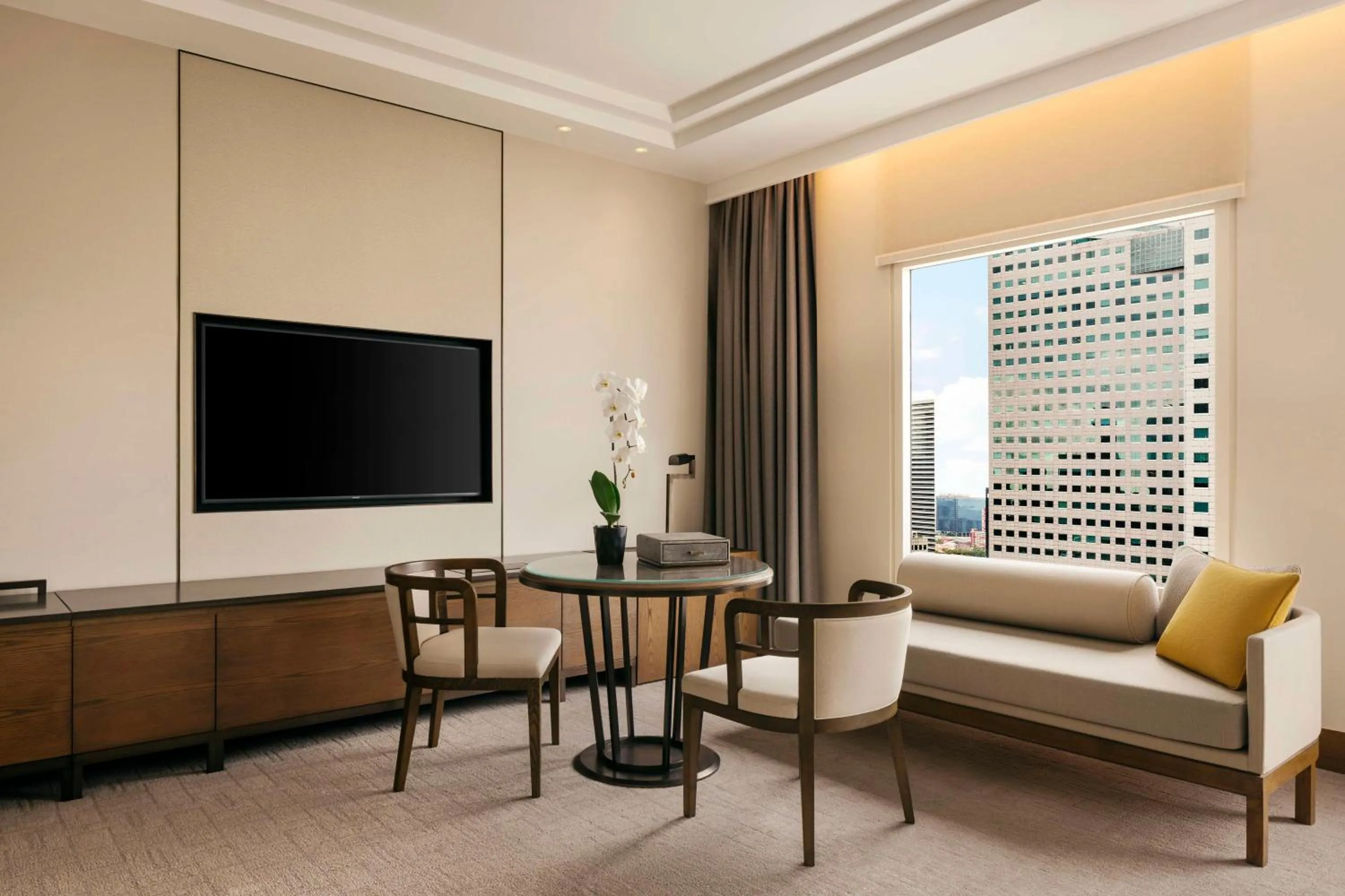 Living room in Conrad Centennial Singapore
