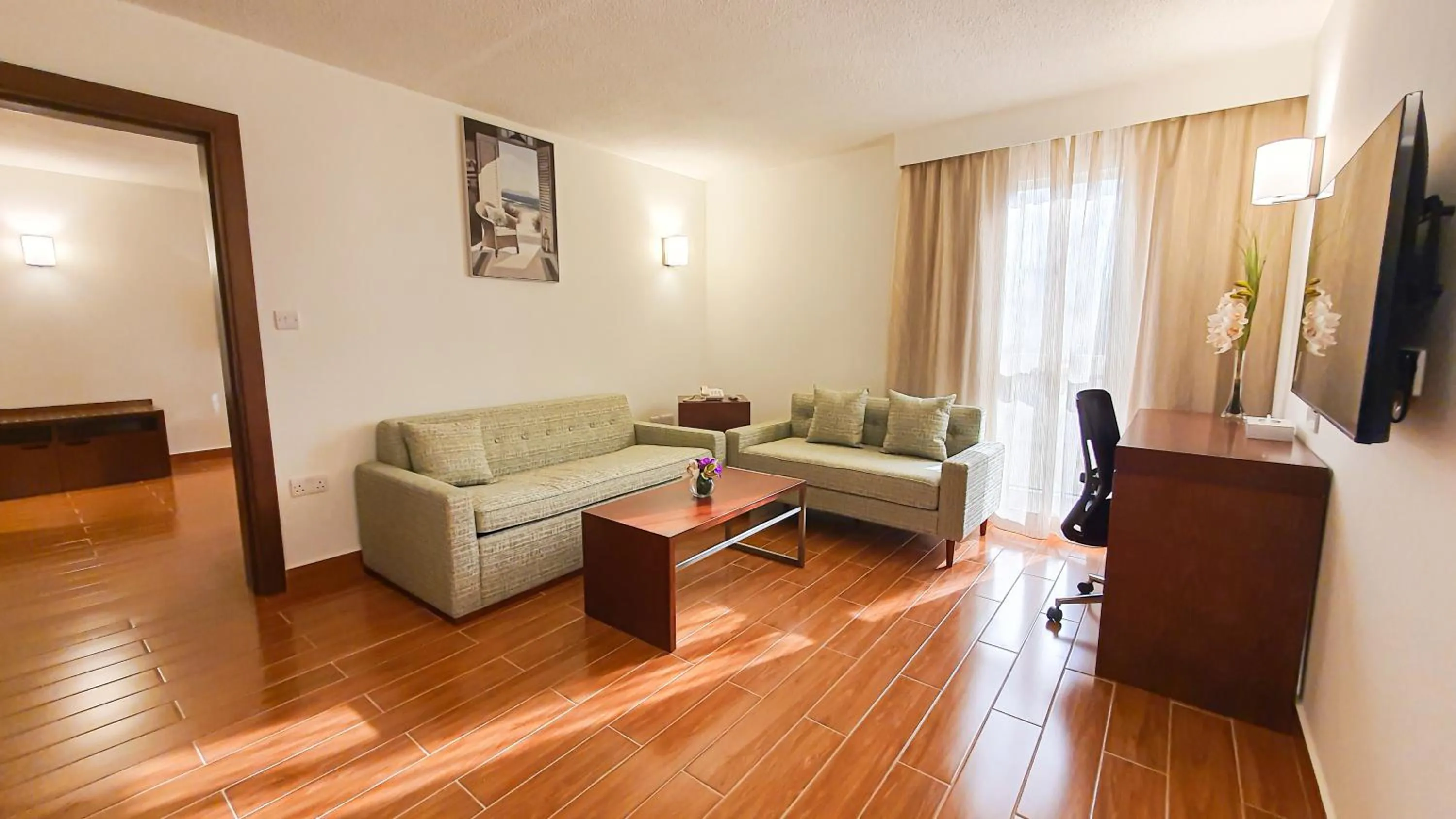 Living room in Dhafra Beach Hotel