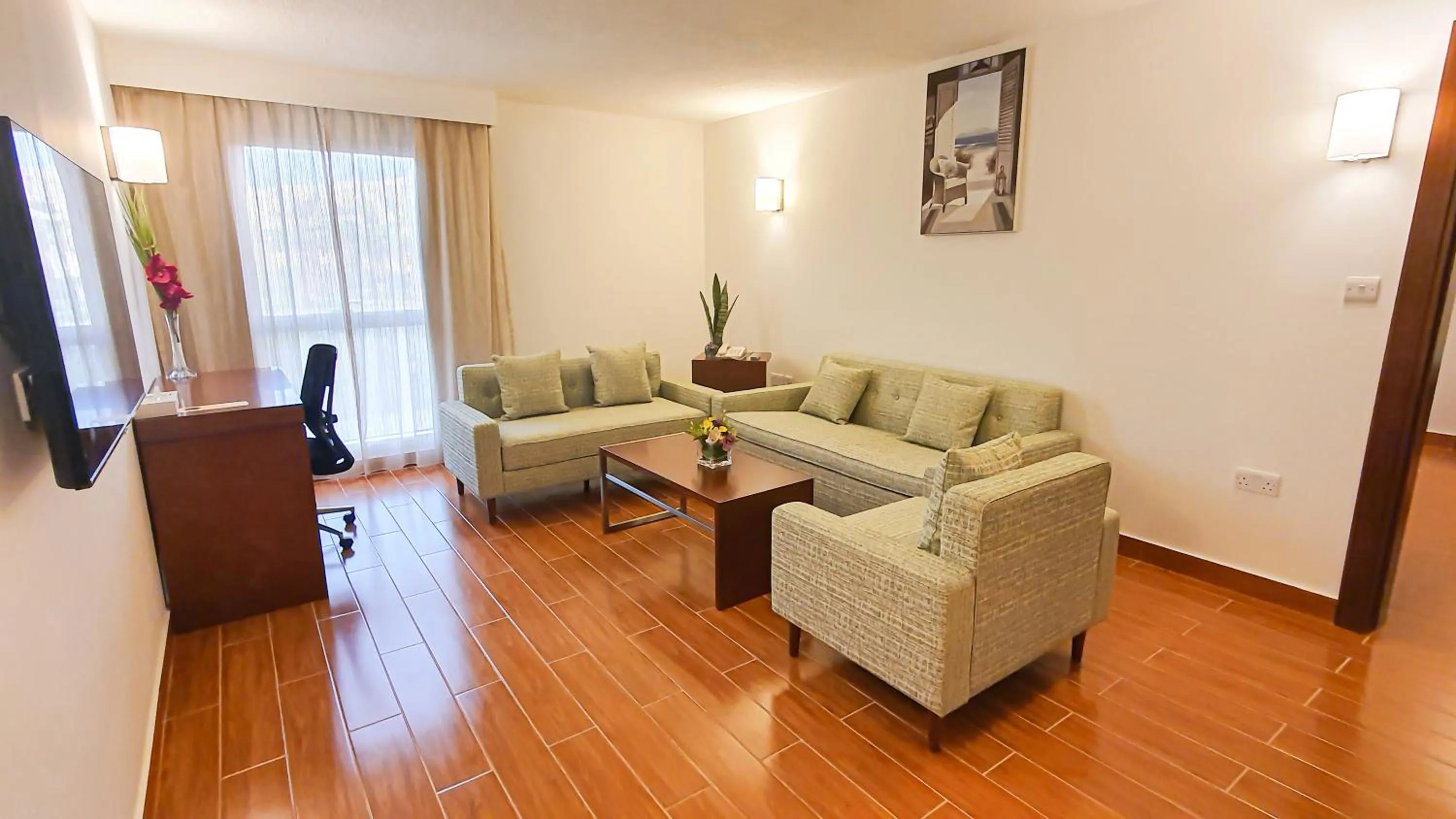 Living room in Dhafra Beach Hotel