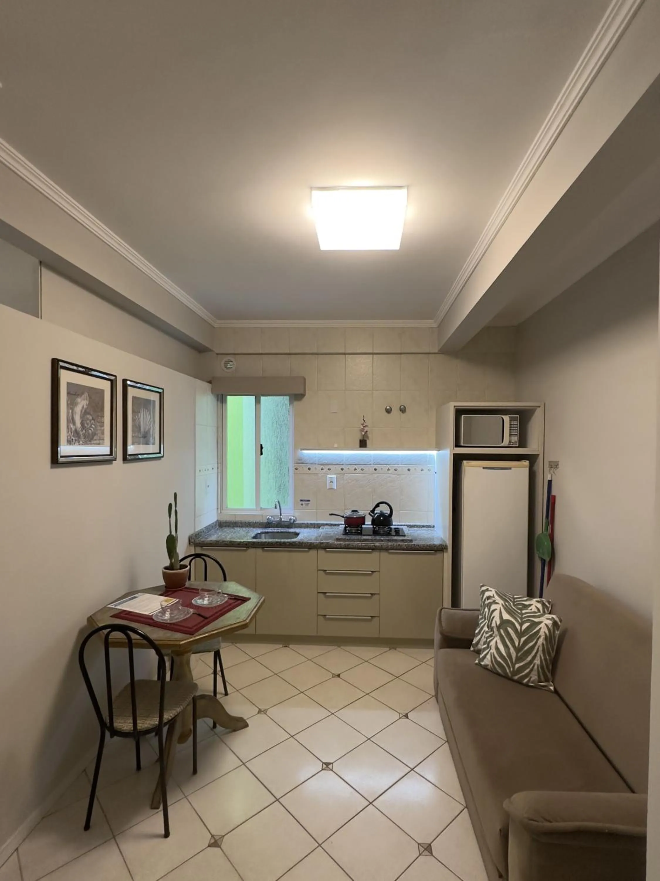 Kitchen or kitchenette in Pousada Brisa do Mar