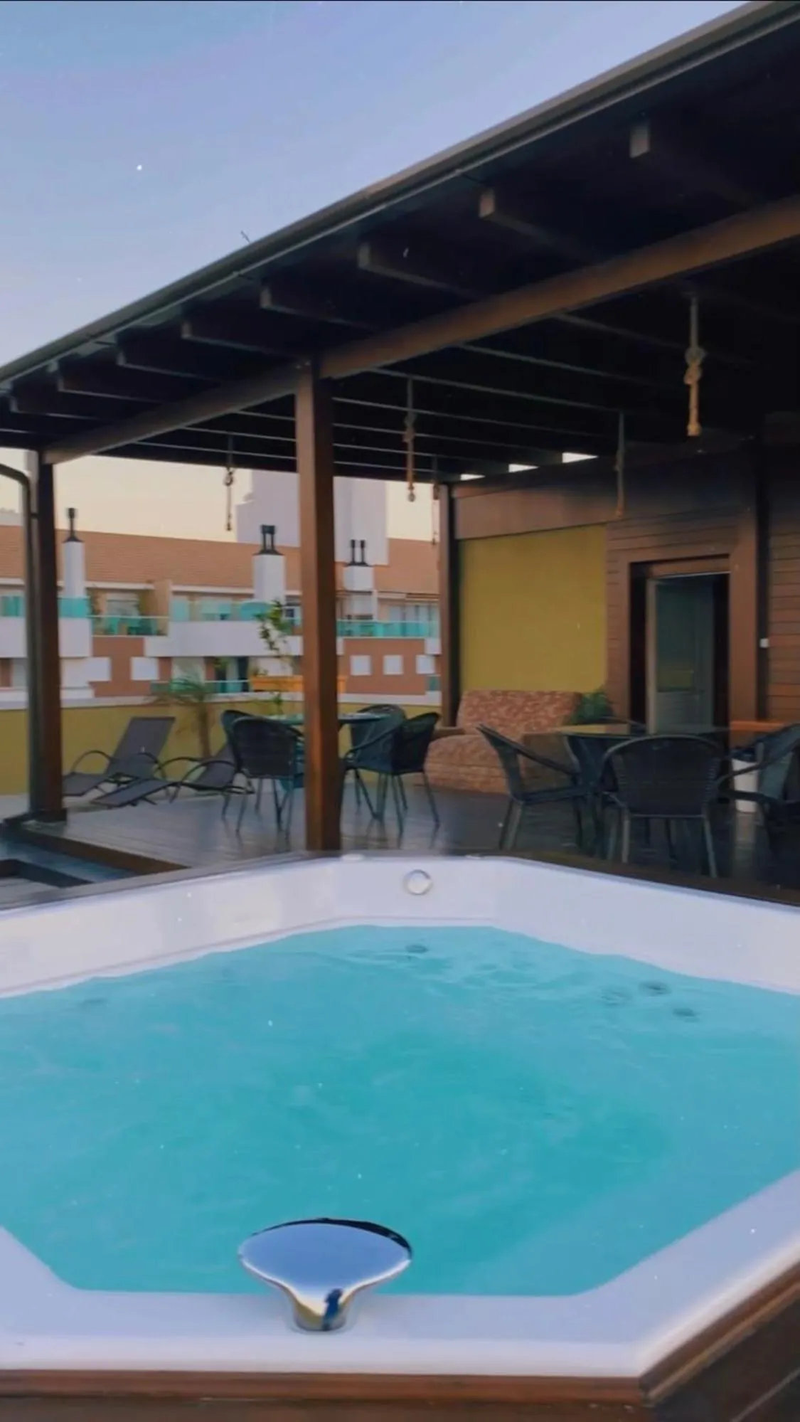 Hot Tub in Pousada Brisa do Mar