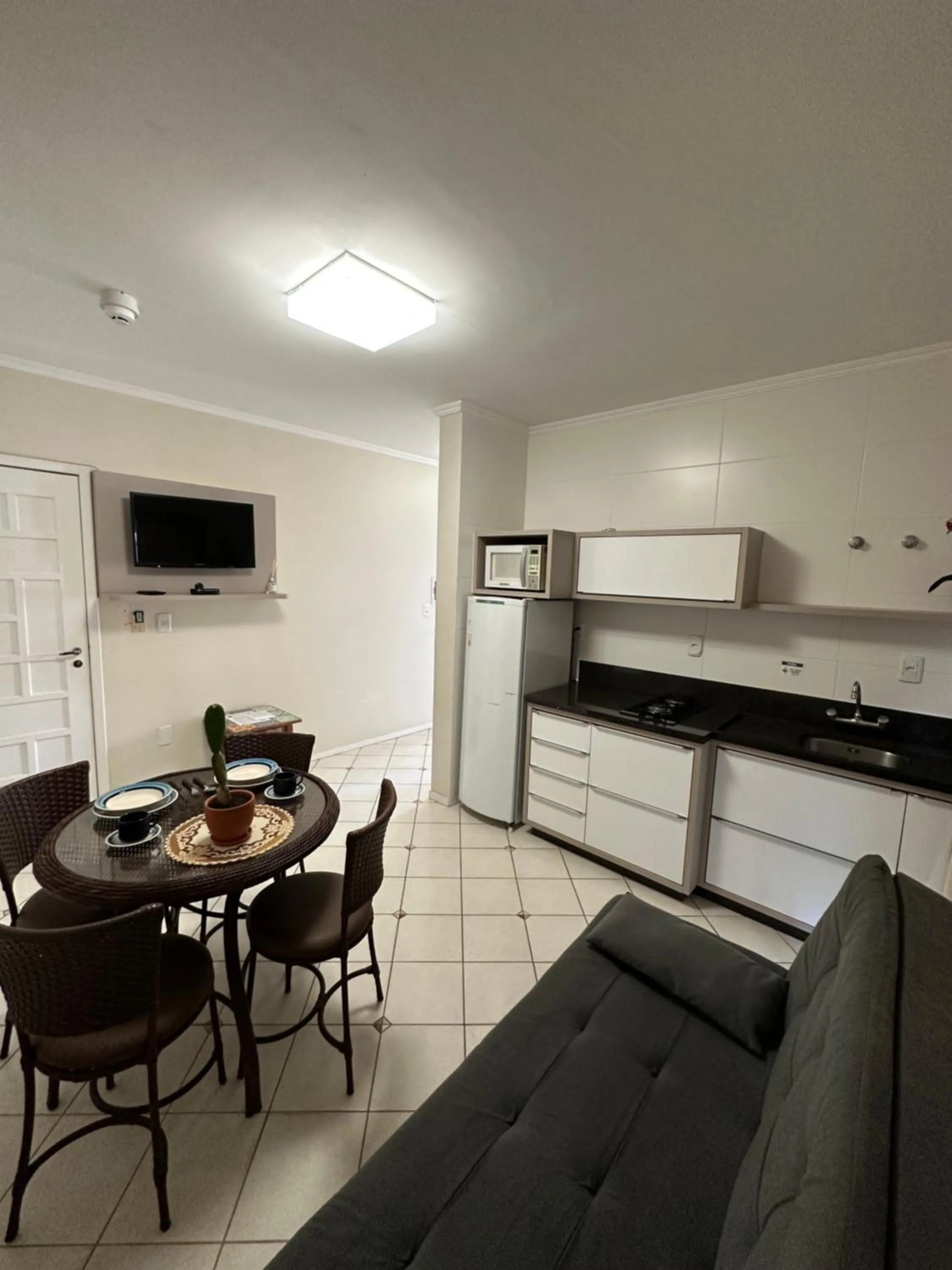 Kitchen or kitchenette in Pousada Brisa do Mar