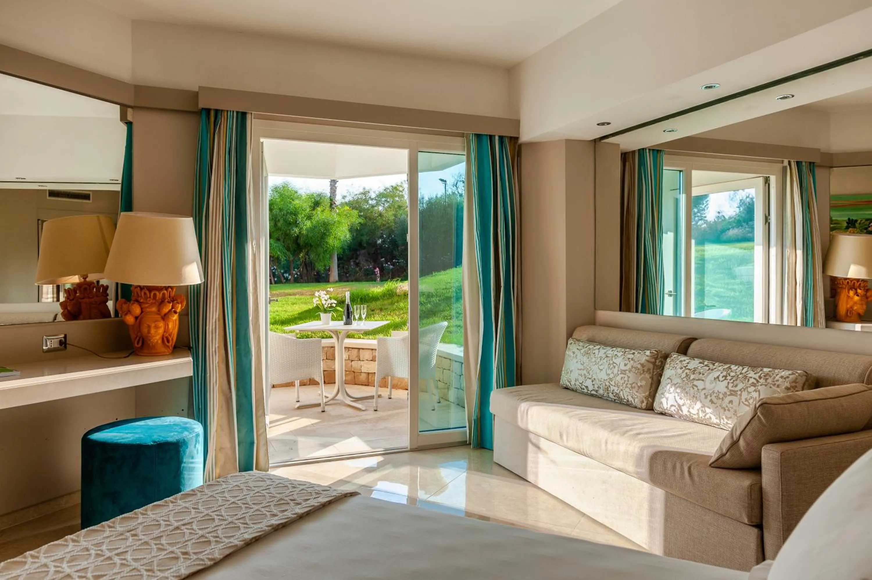 Garden view in Acacia Palace