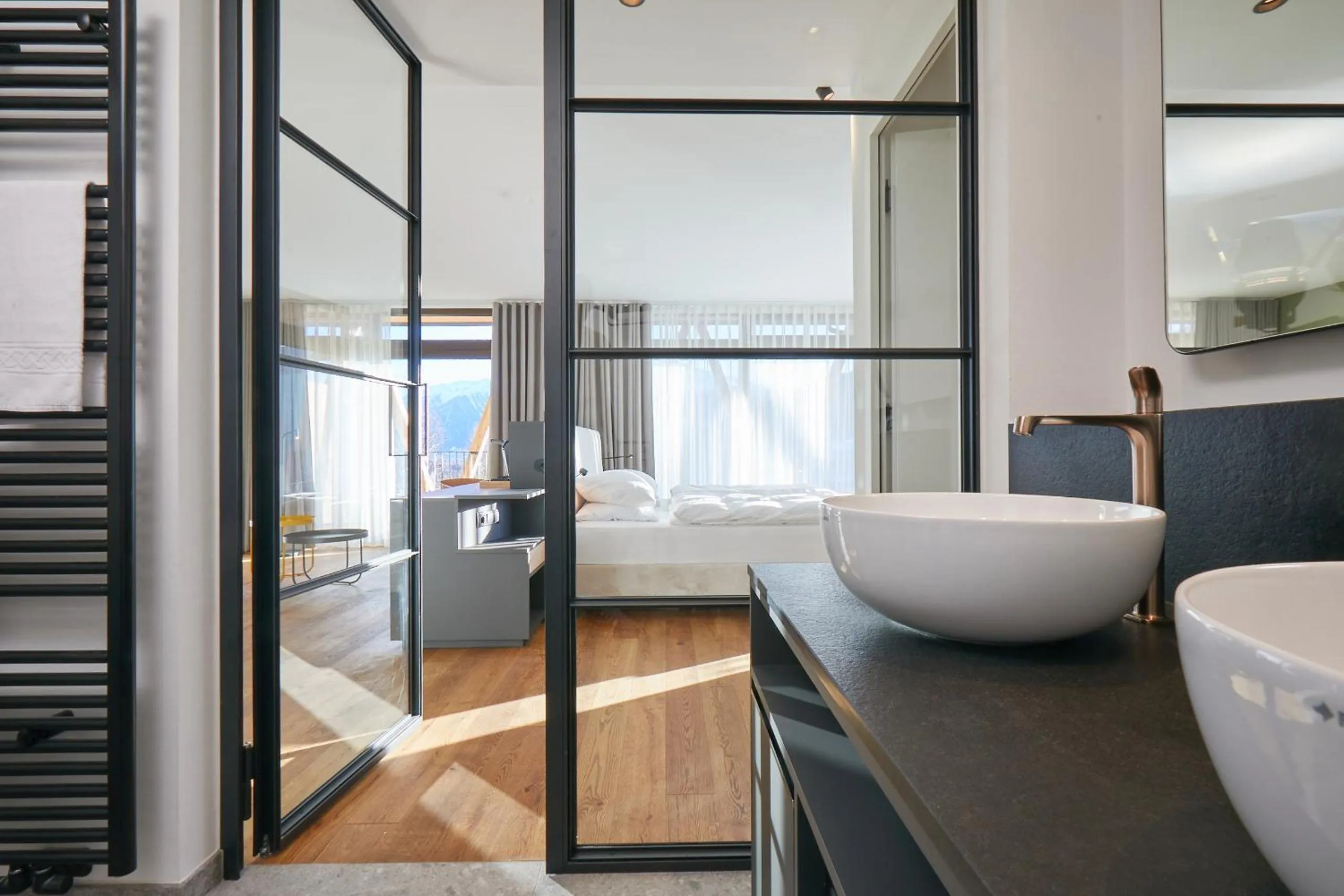 Bed in Hotel Garberhof