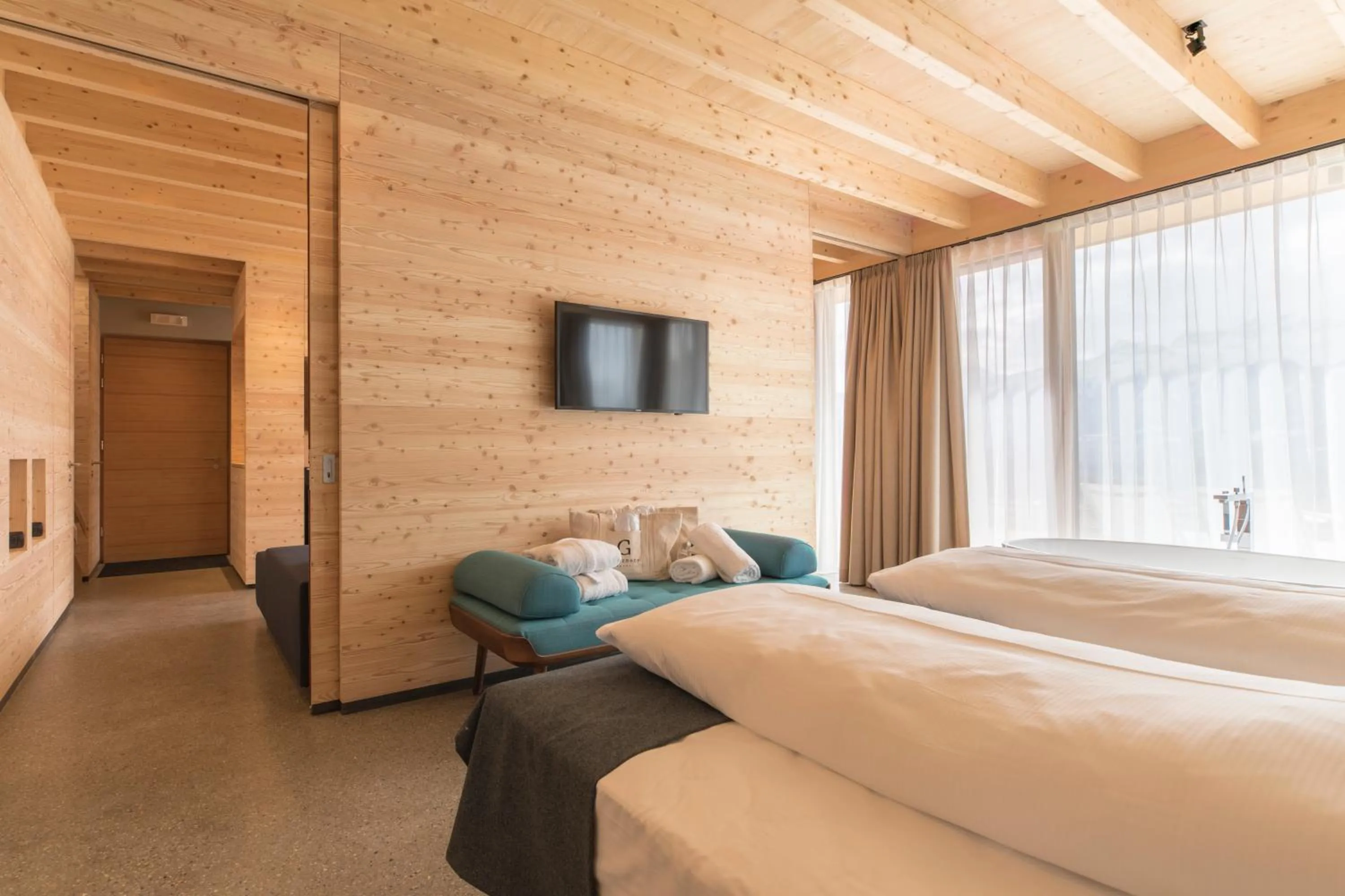 Bed in Hotel Garberhof