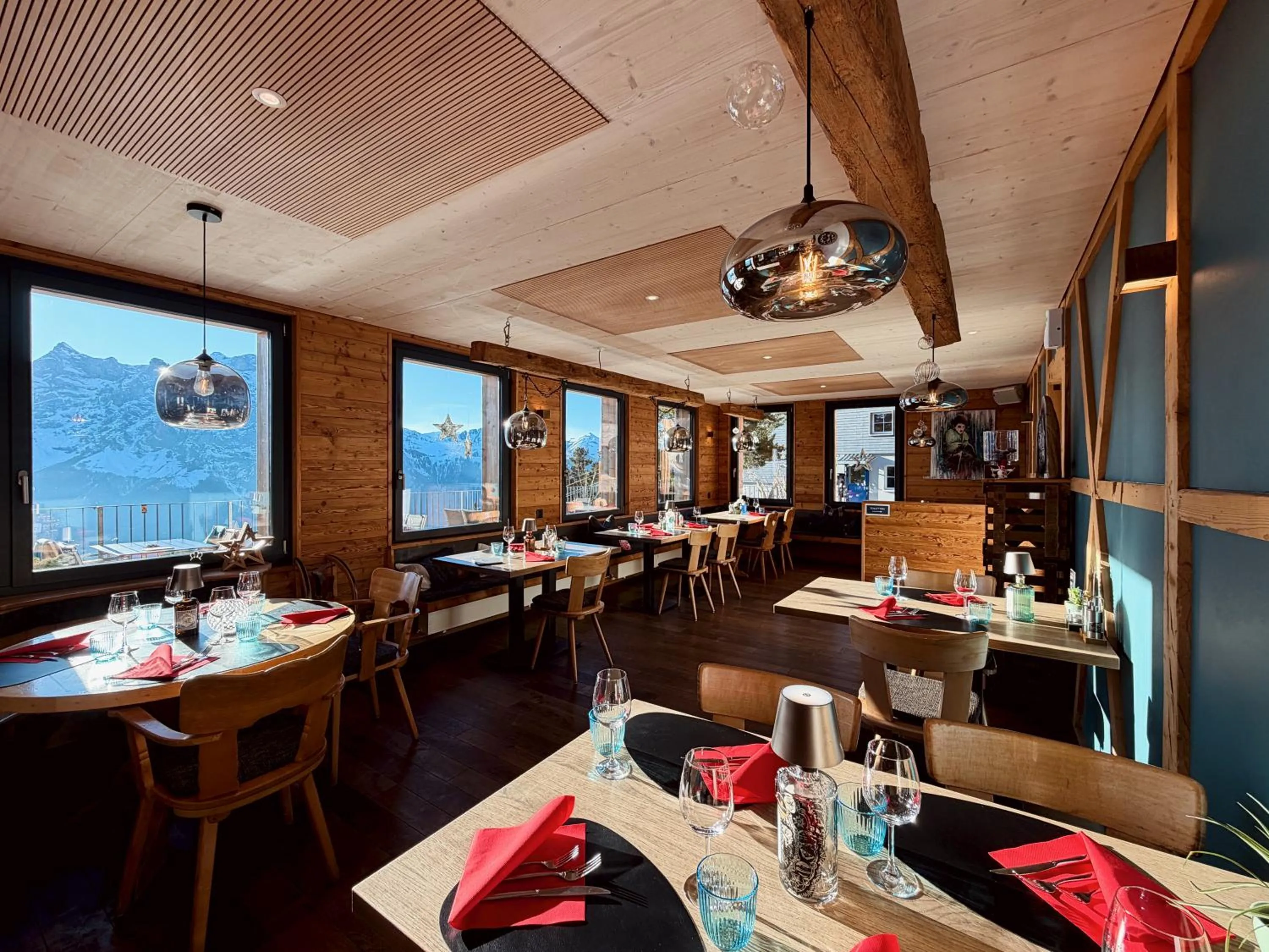 Restaurant/places to eat in Berggasthaus Eggberge - Boutique Mountain Hotel - Access via Cablecar