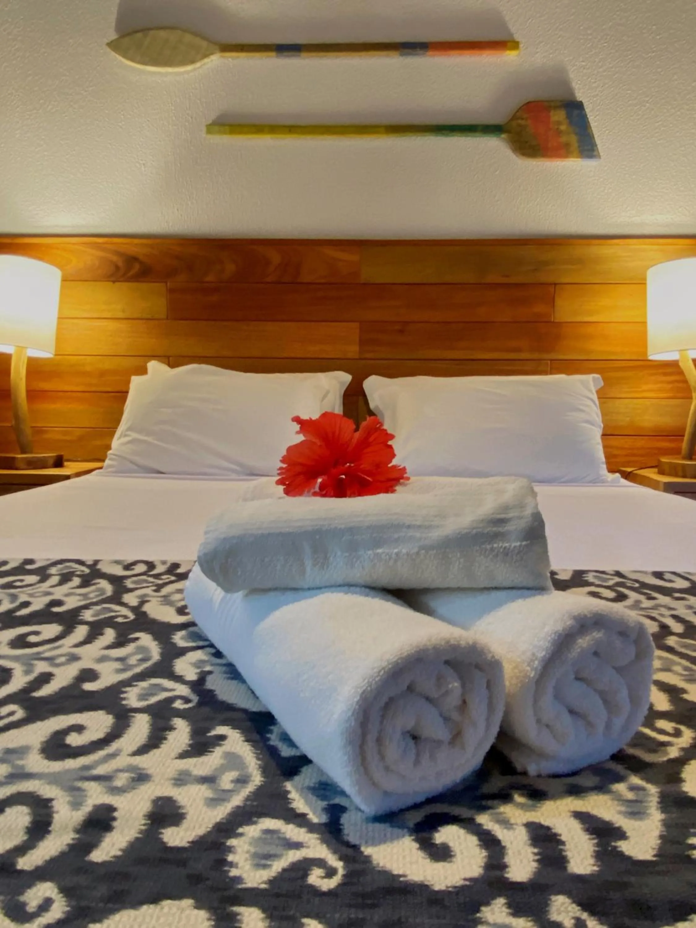 Decorative detail, Bed in Pousada Estrela do Mar Noronha by Alto da Ilha