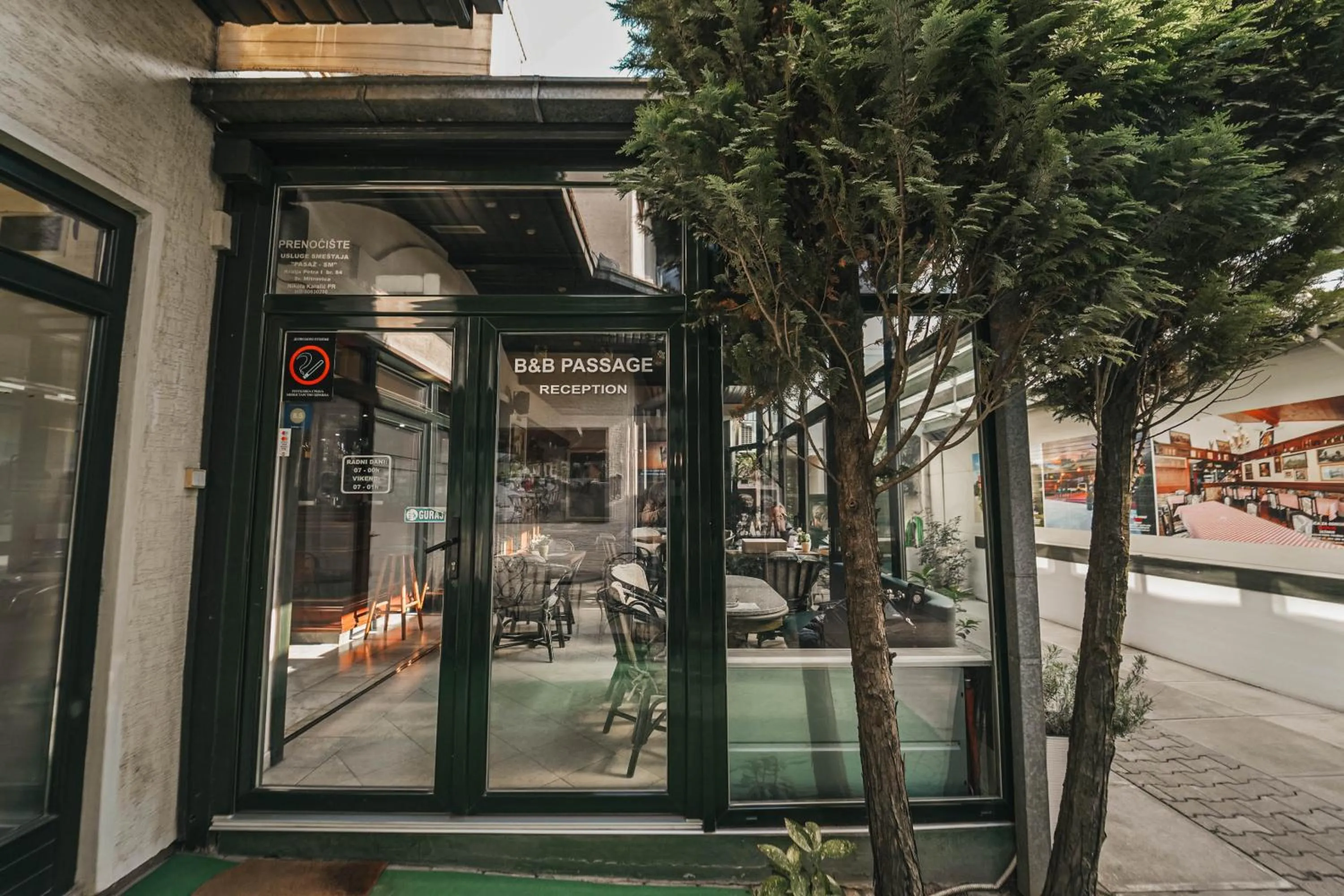 Decorative detail in Passage