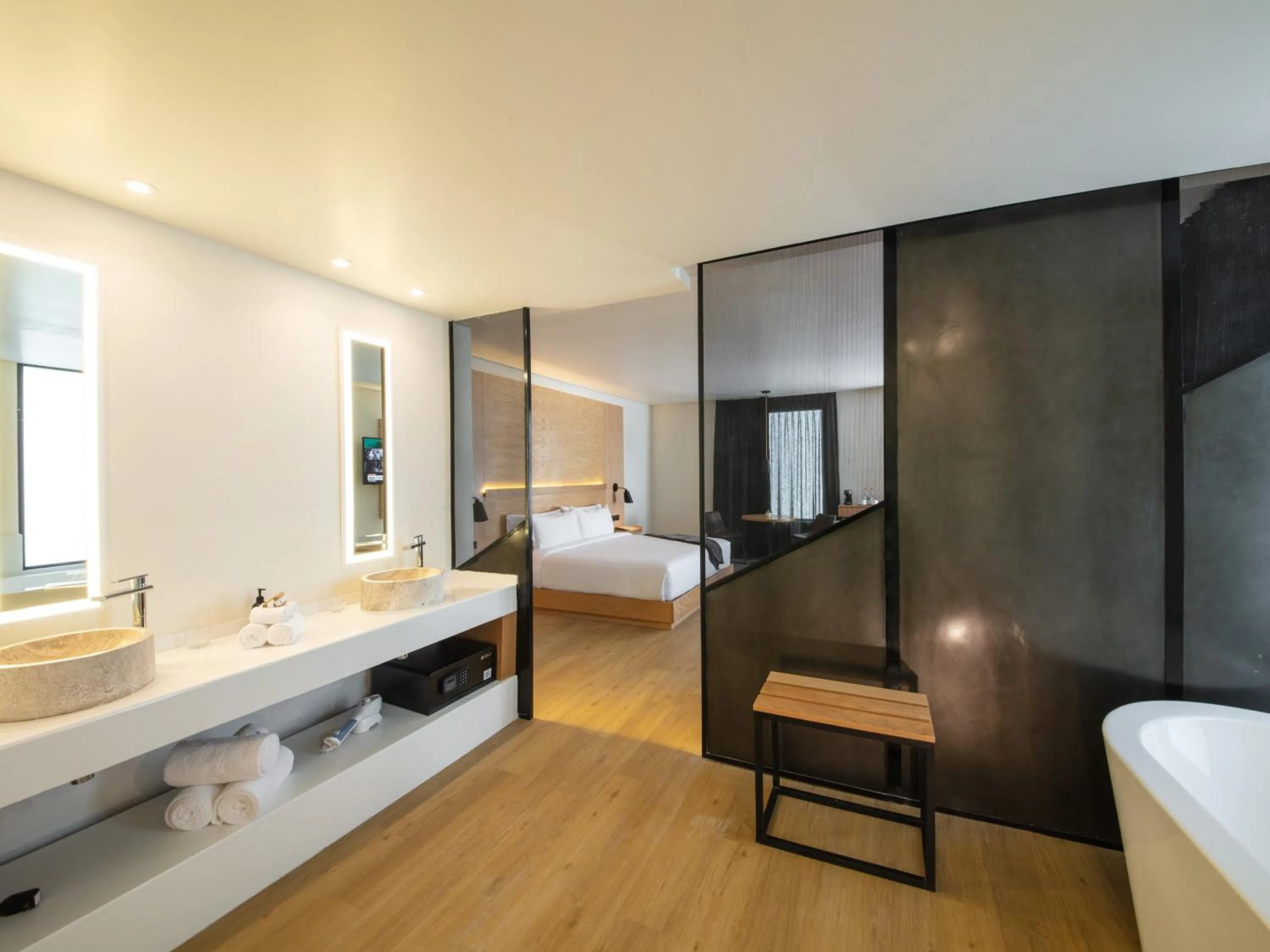 Bathroom, Bed in Autentico Monterrey