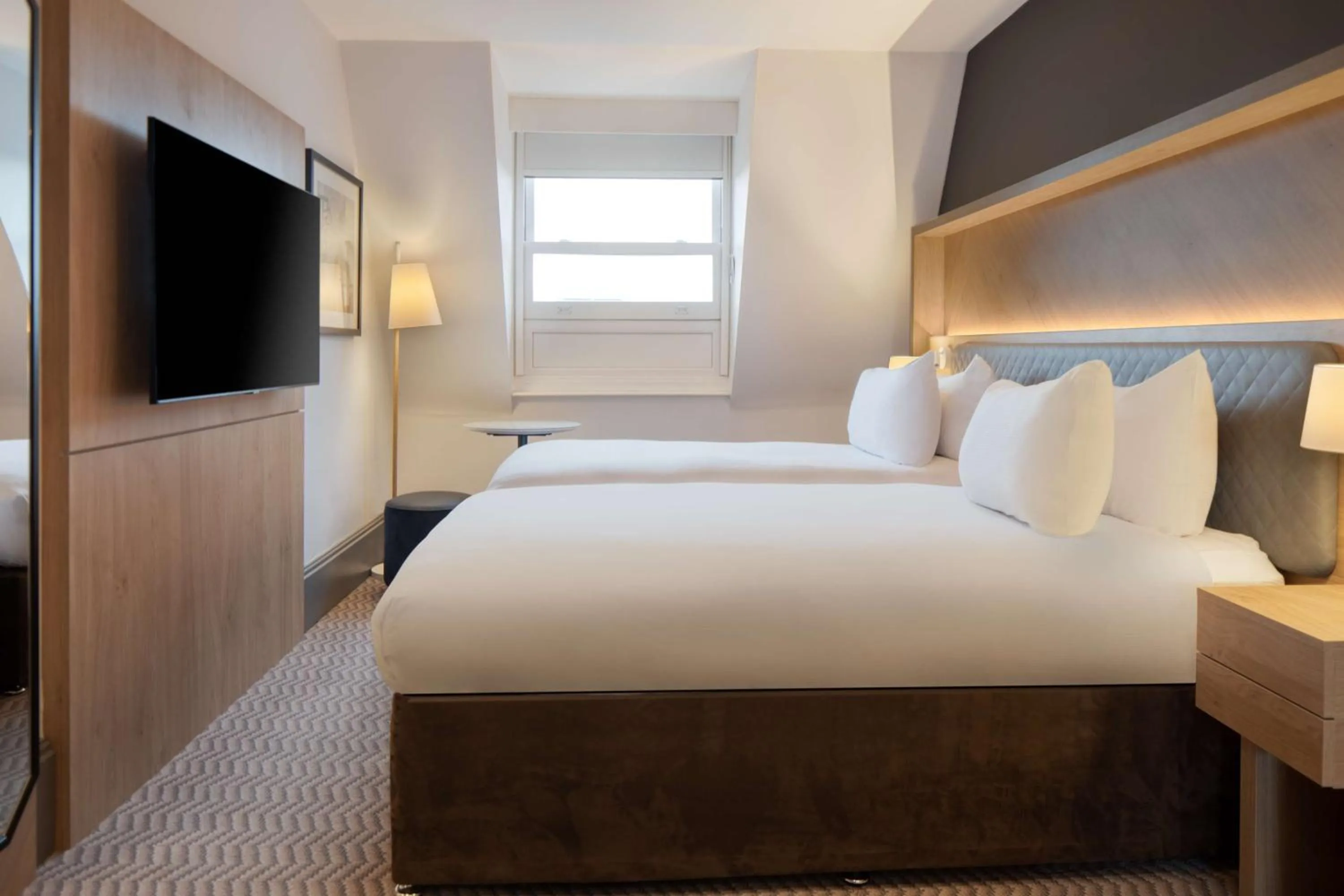 Bed in Hilton Nottingham Hotel