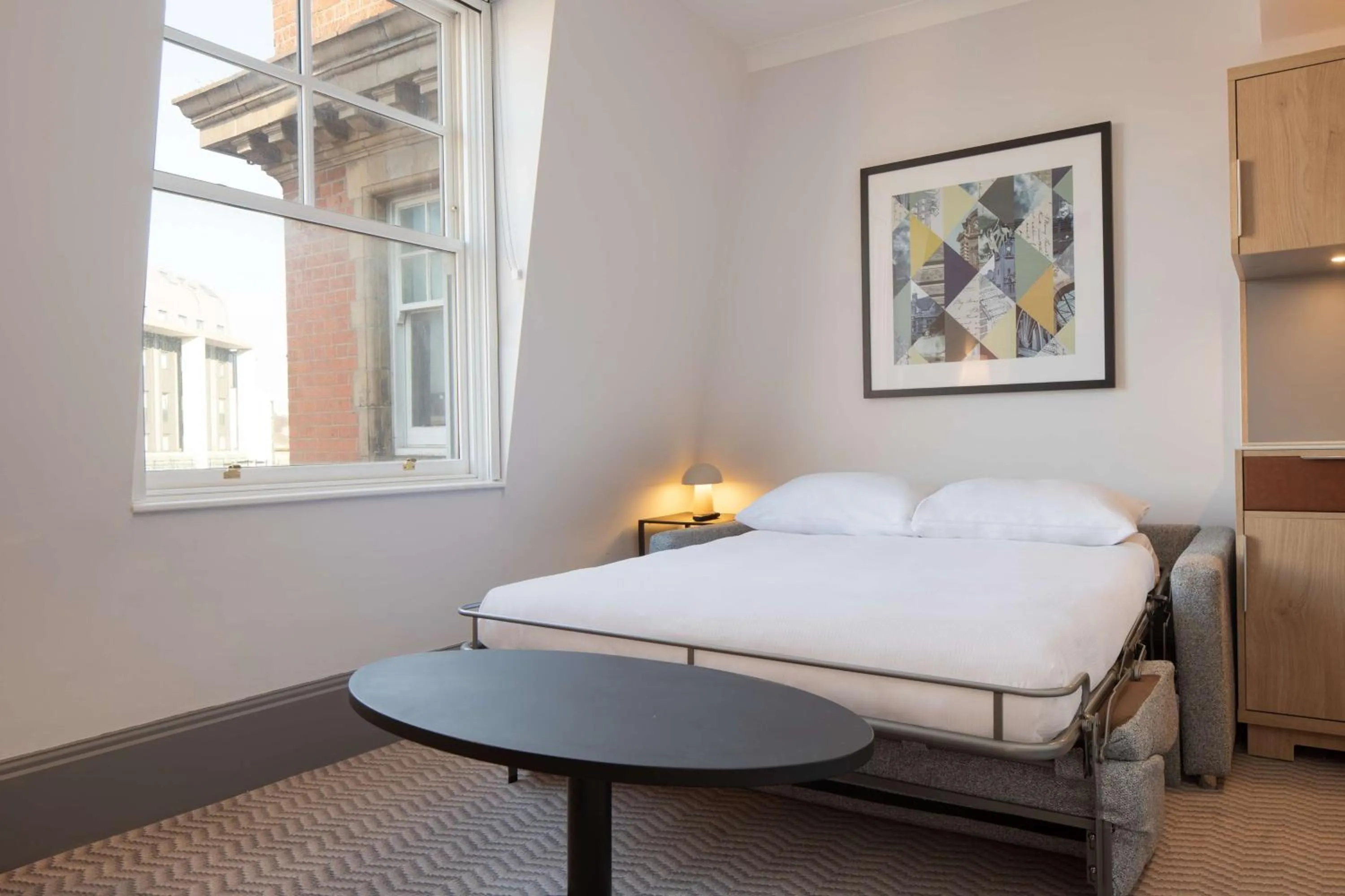 Bed in Hilton Nottingham Hotel