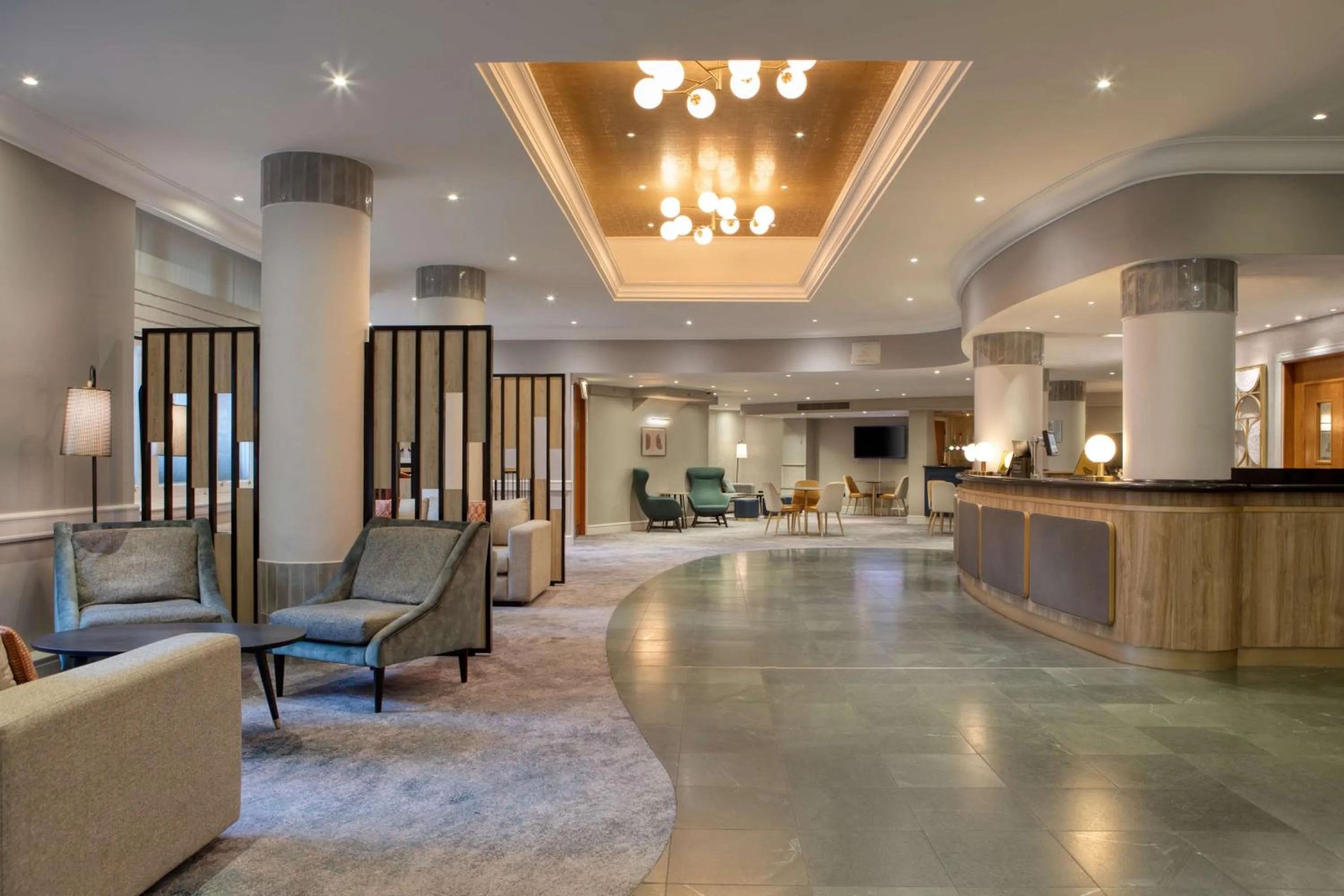 Lobby or reception in Hilton Nottingham Hotel
