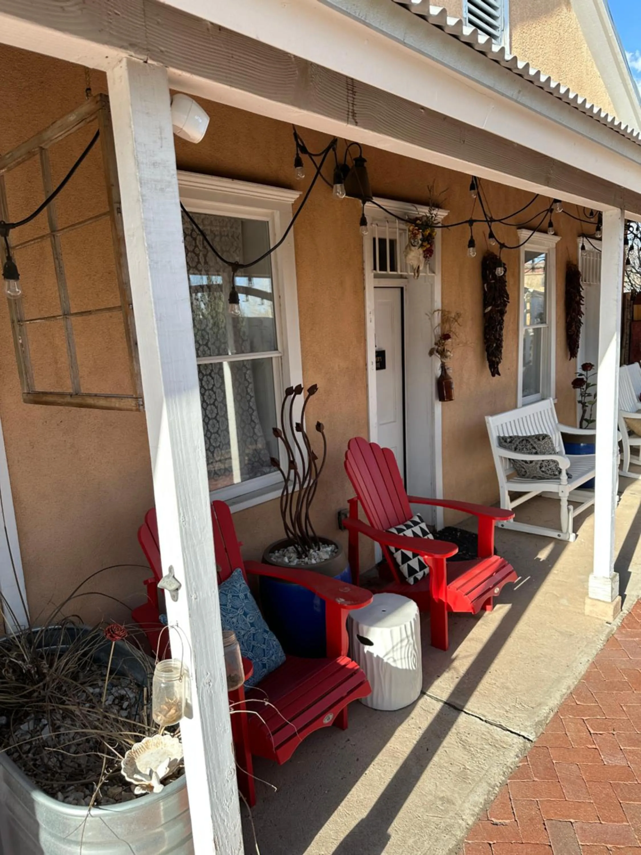 Patio in Painted Lady Bed & Brew