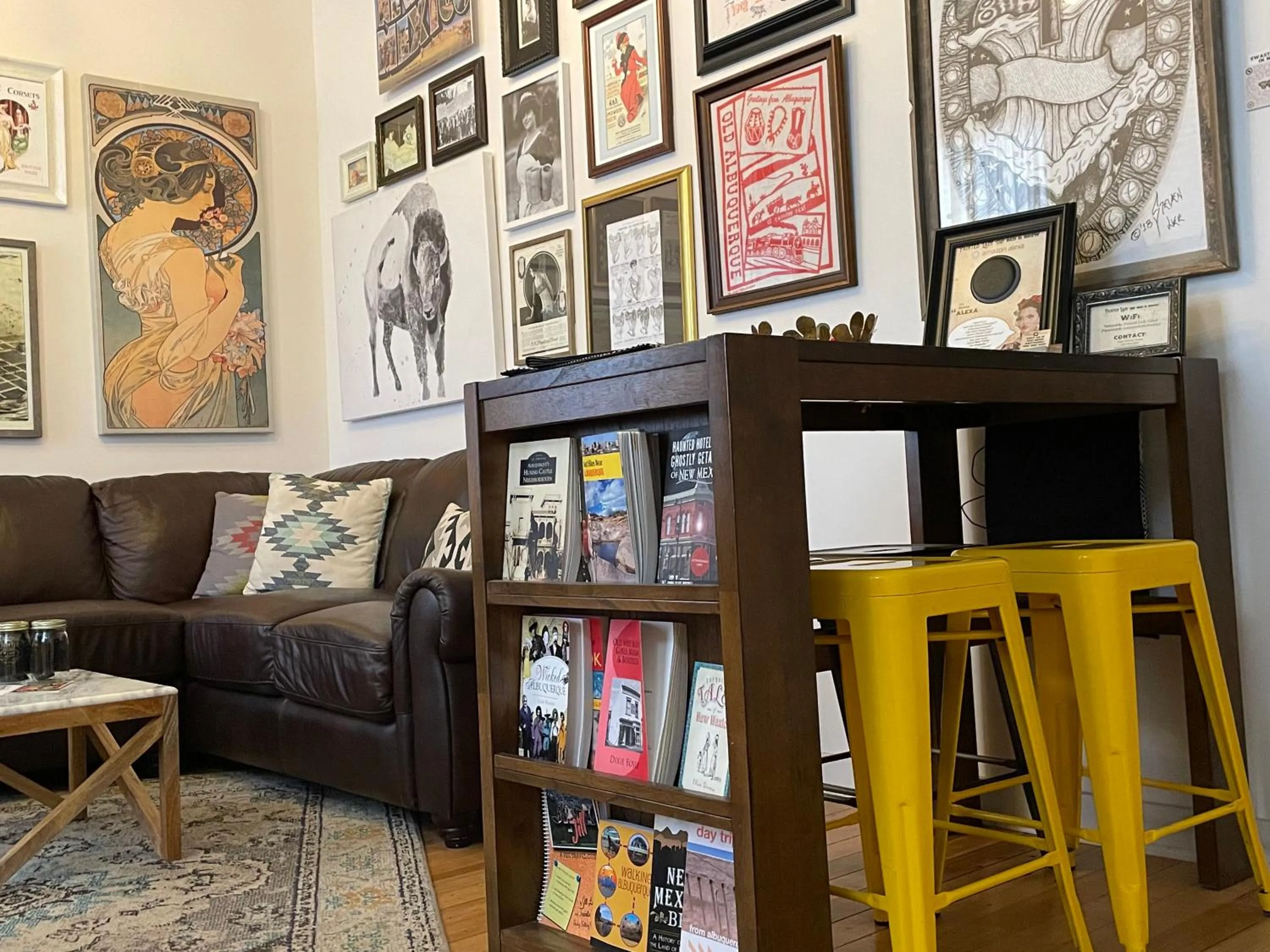 Living room in Painted Lady Bed & Brew