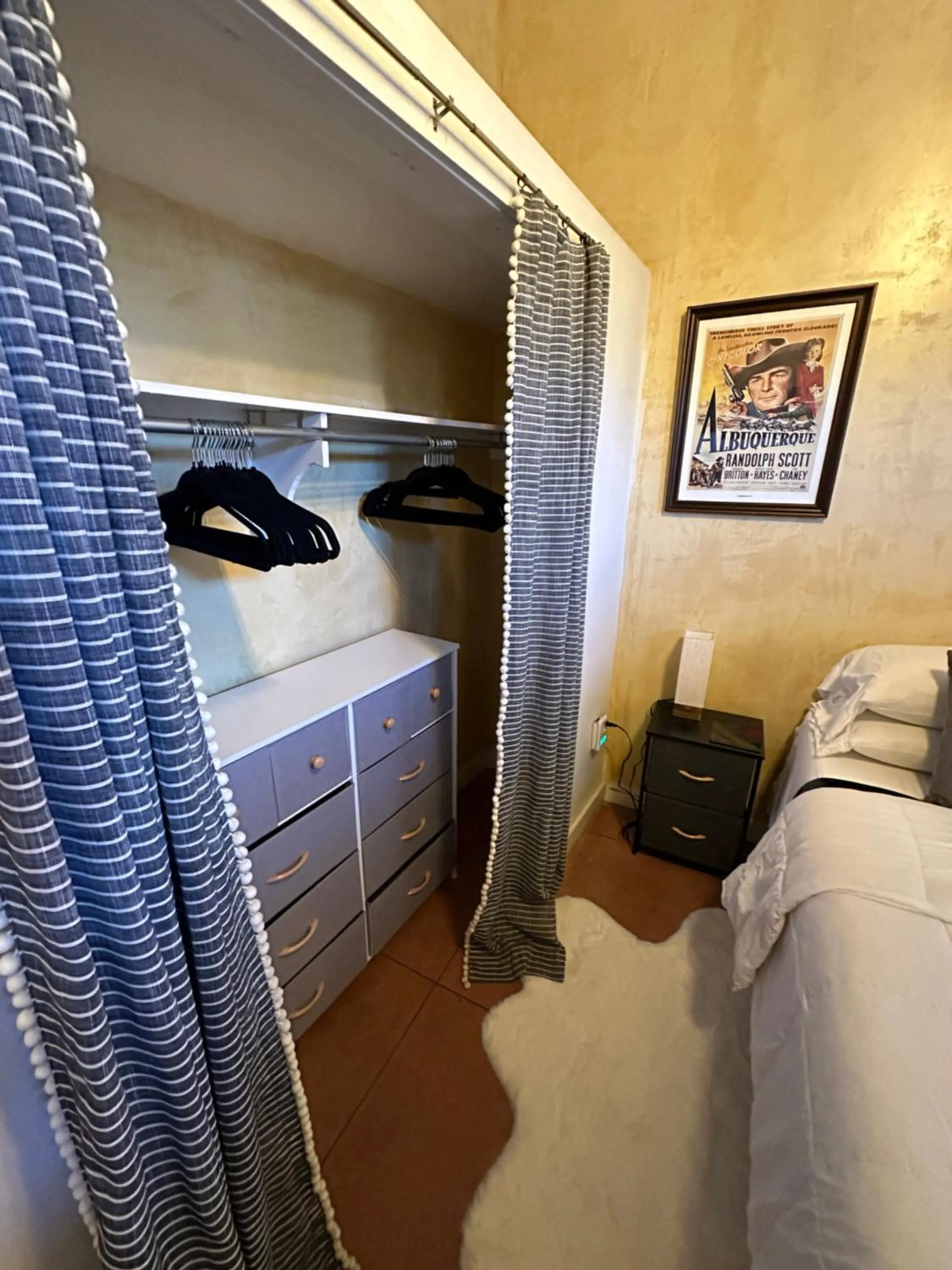 wardrobe, Bed in Painted Lady Bed & Brew