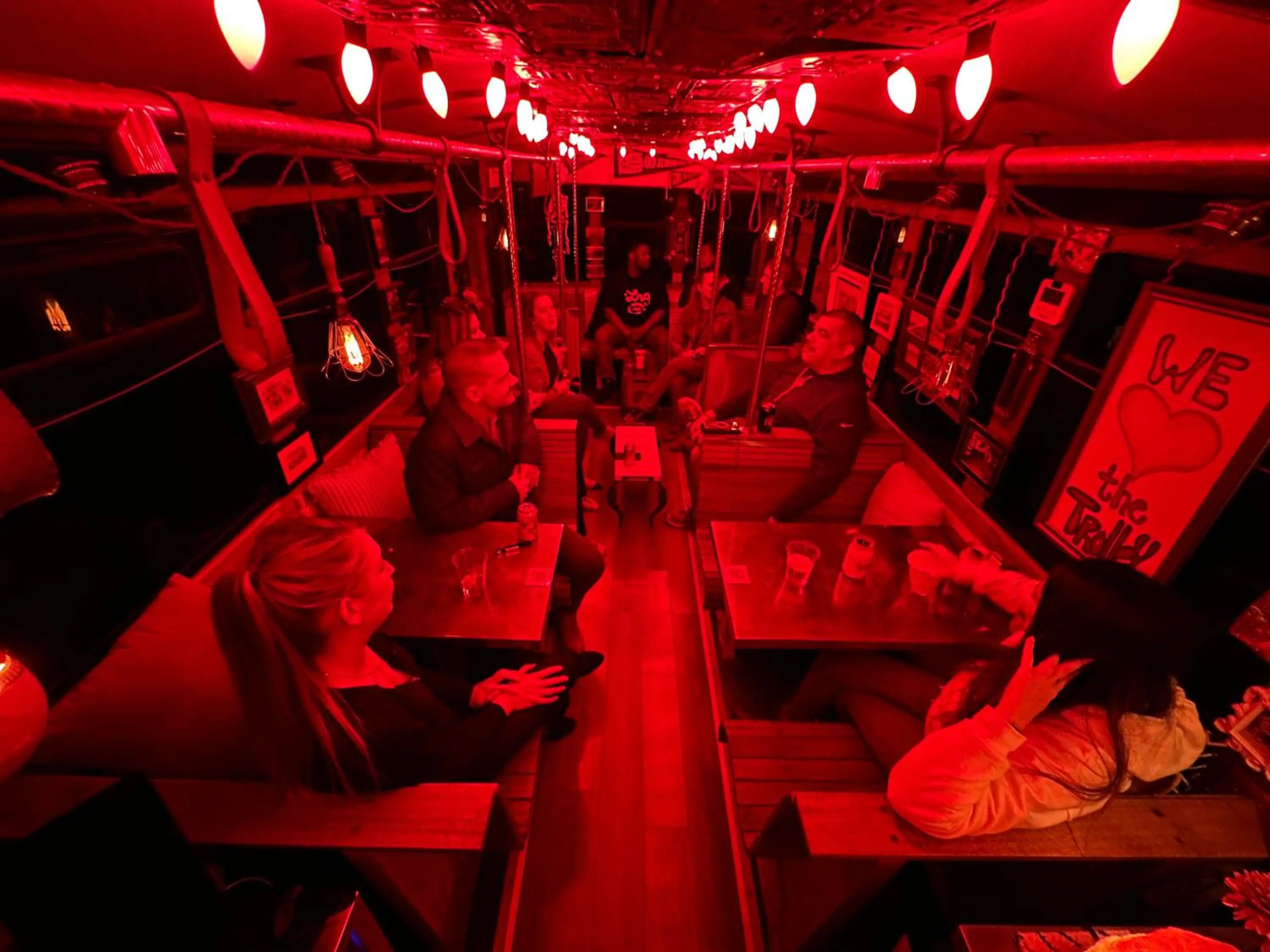 People in Painted Lady Bed & Brew